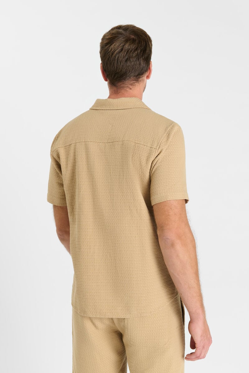 Chemise boutonnée LE TEMPS DES CERISES Beige