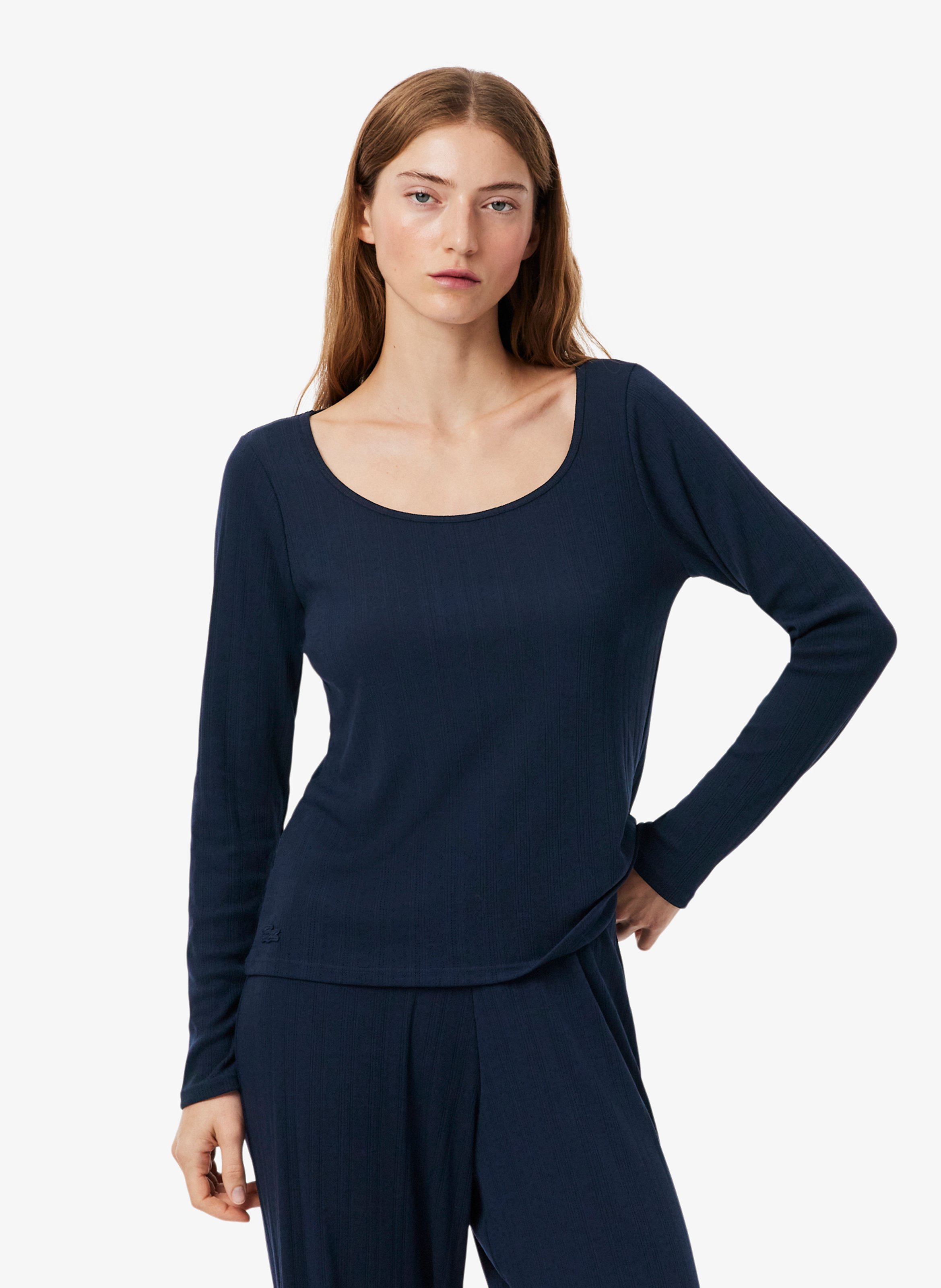 Effen pyjamaset LACOSTE Blauw