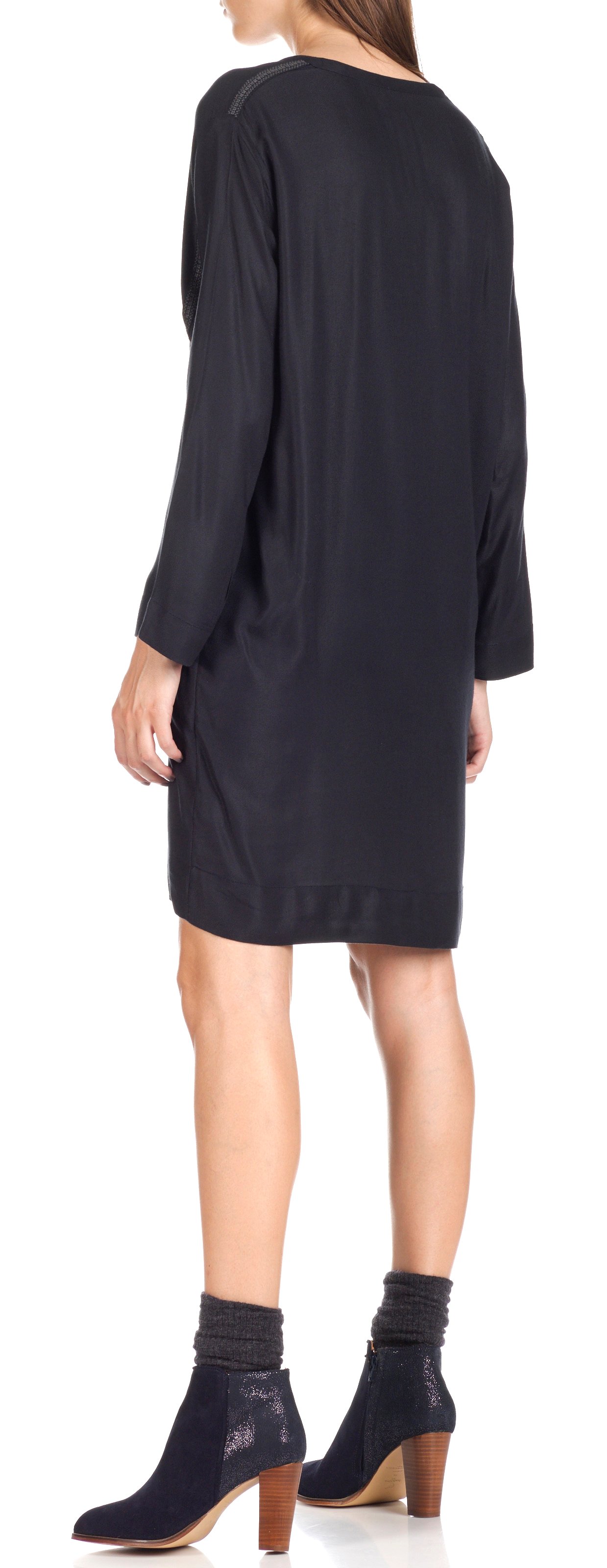 Robe courte fluide et décolletée Planet SWILDENS Bleu