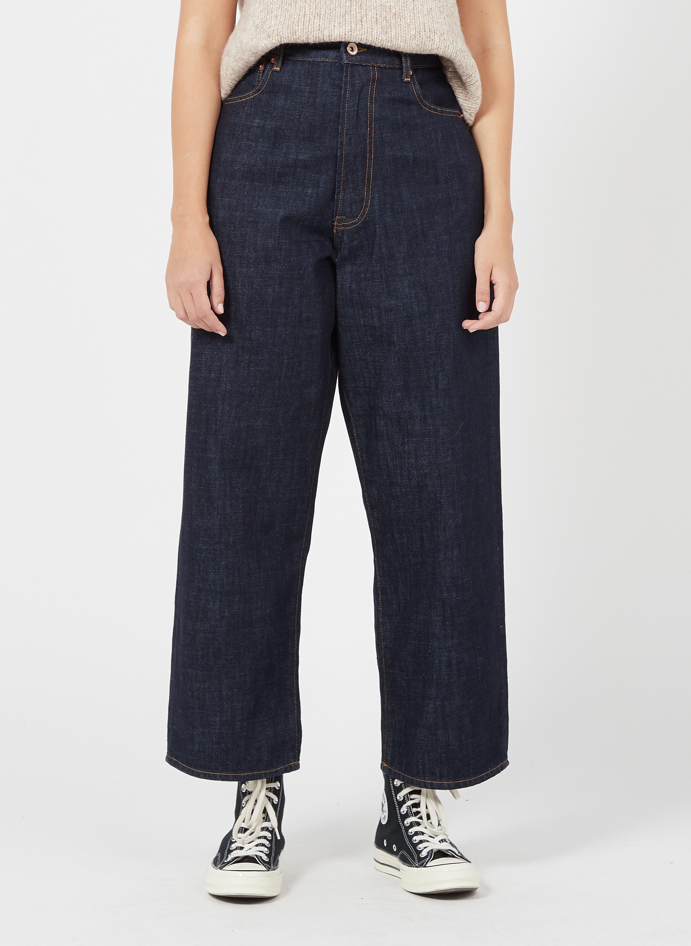 Wijde jeans met hoge taille BELLEROSE Jeans onbewerkt