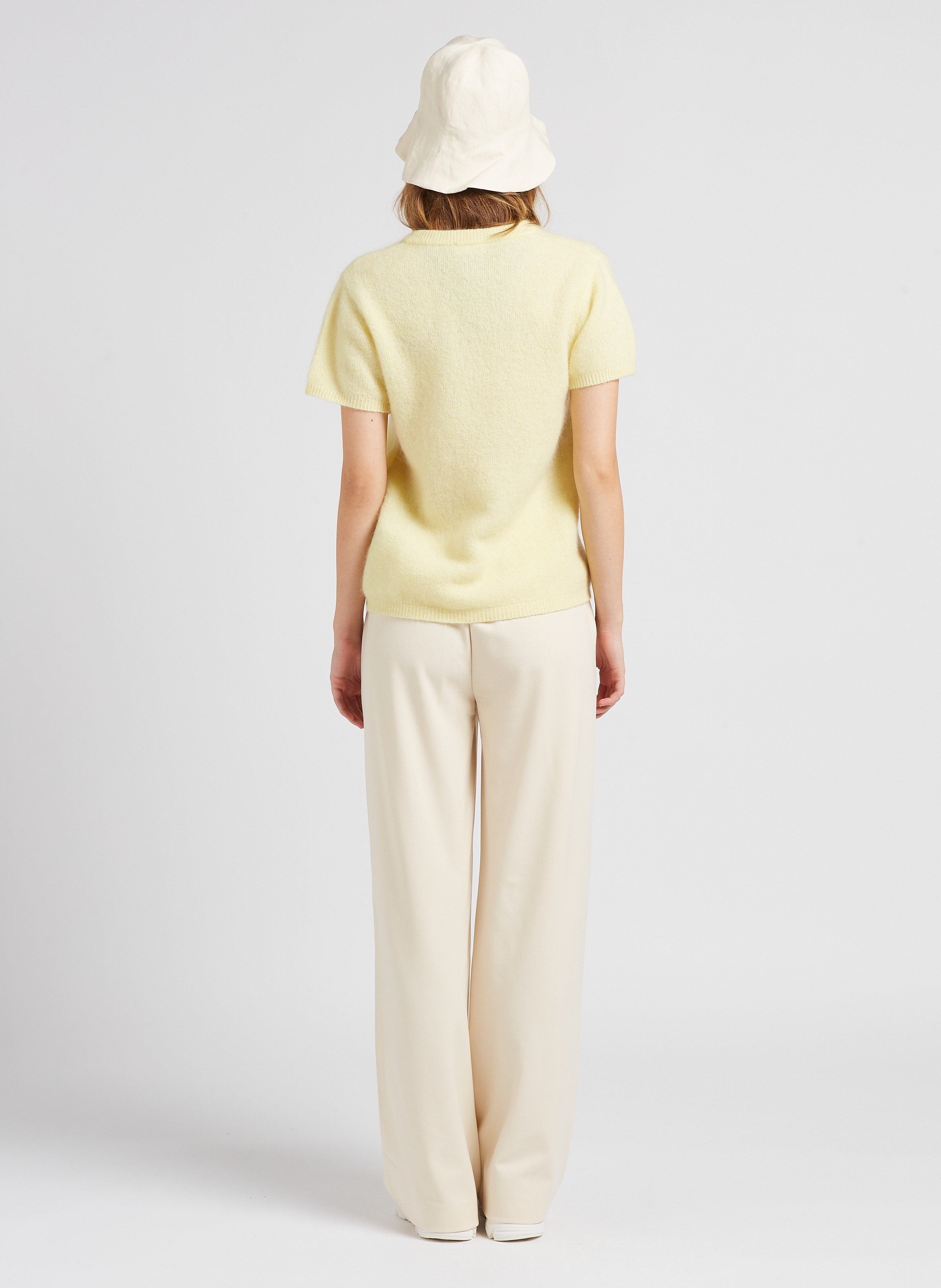 Pantalon fluide à pinces  OBJECT Beige