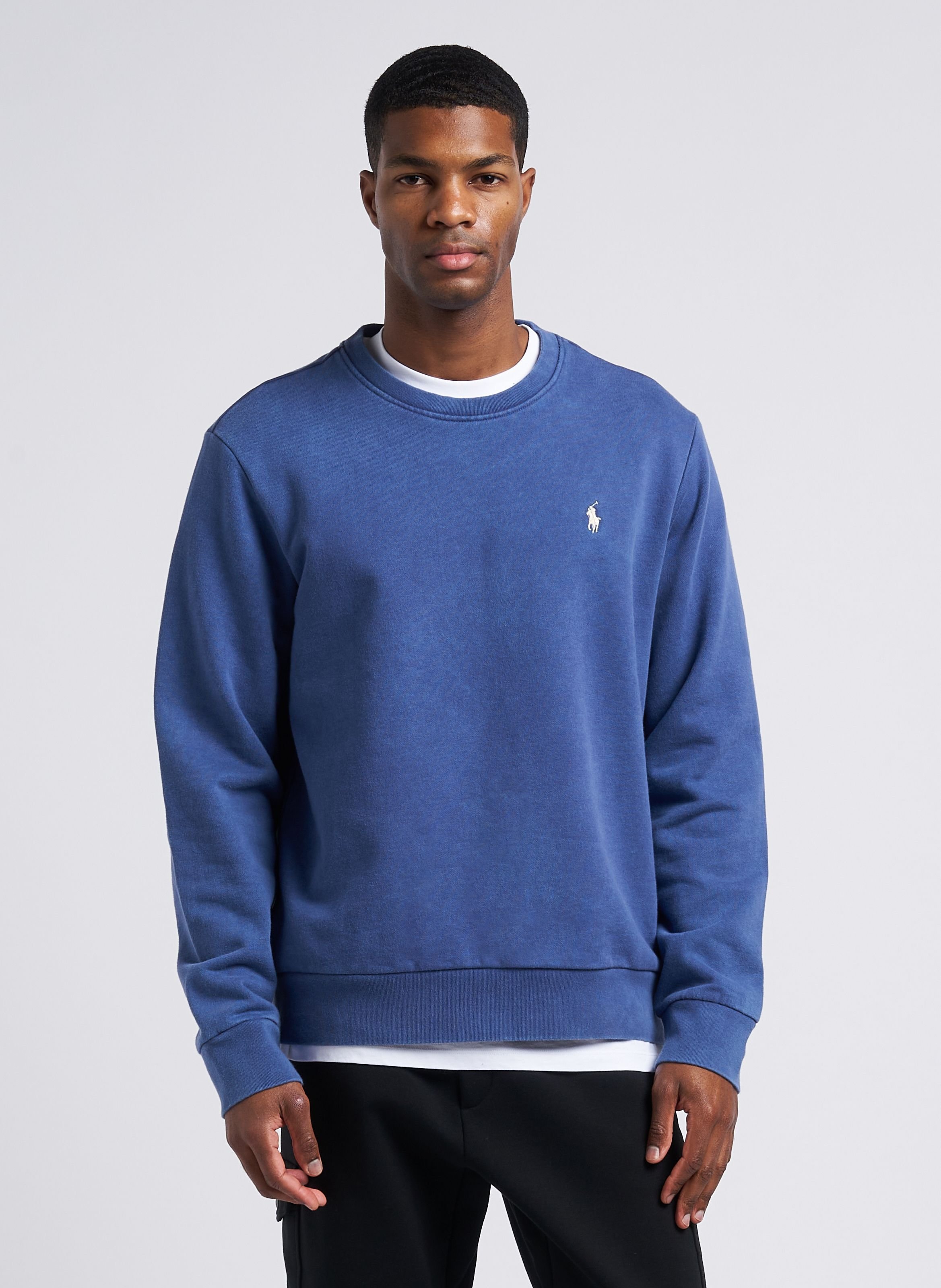 Sweat ralph best sale lauren homme bleu