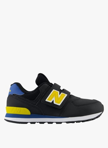 Baskets Basses a Scratch 574 Black New Balance Enfant NW574KIB BLACK BLACK Place des Tendances Belgique