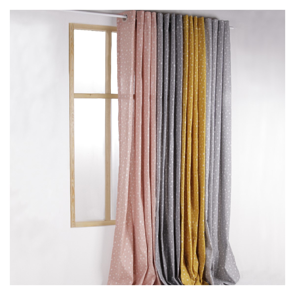 Cotton curtain TODAY LINGE DE MAISON Blue