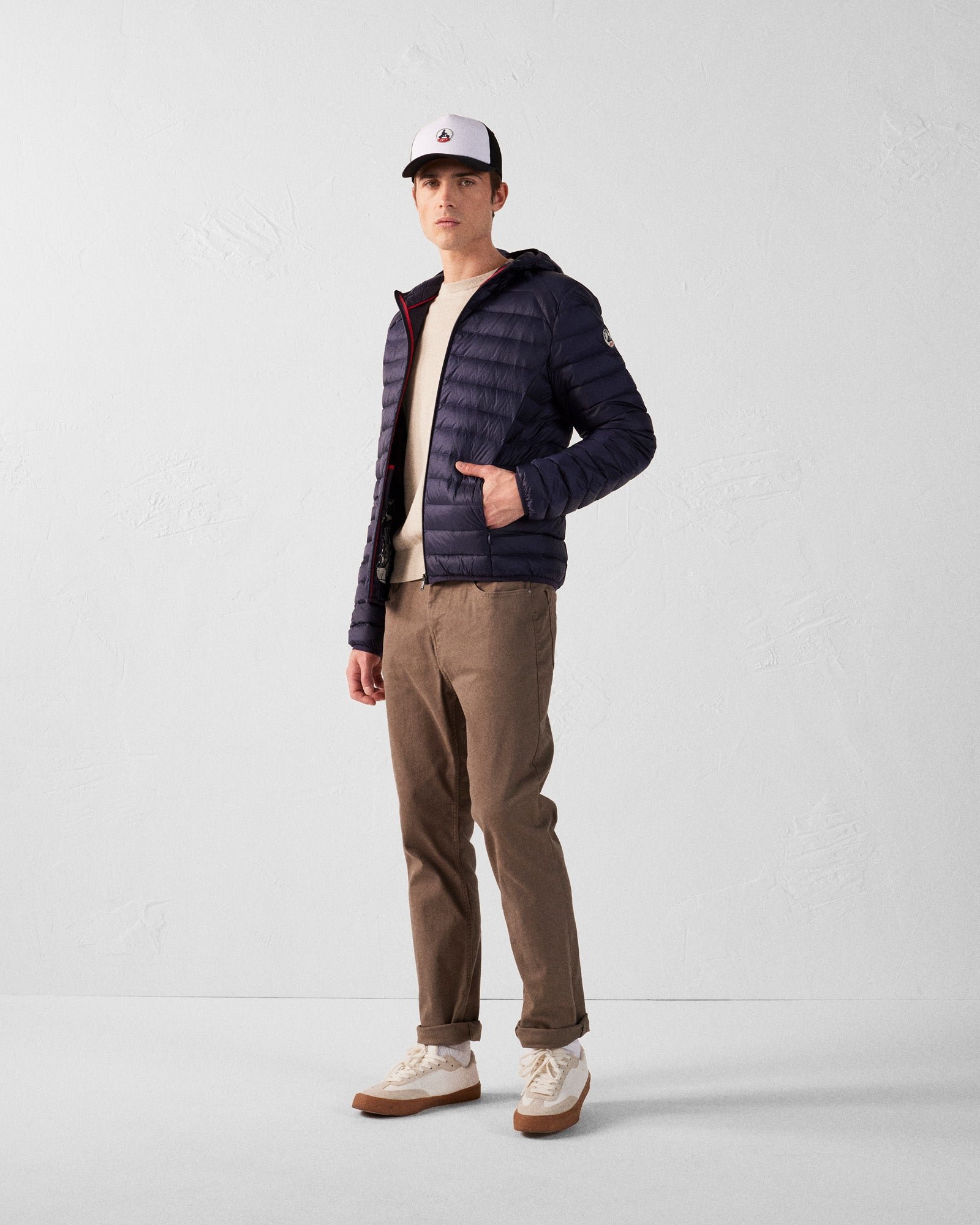 Lightweight hooded puffer jacket nico JOTT Blue