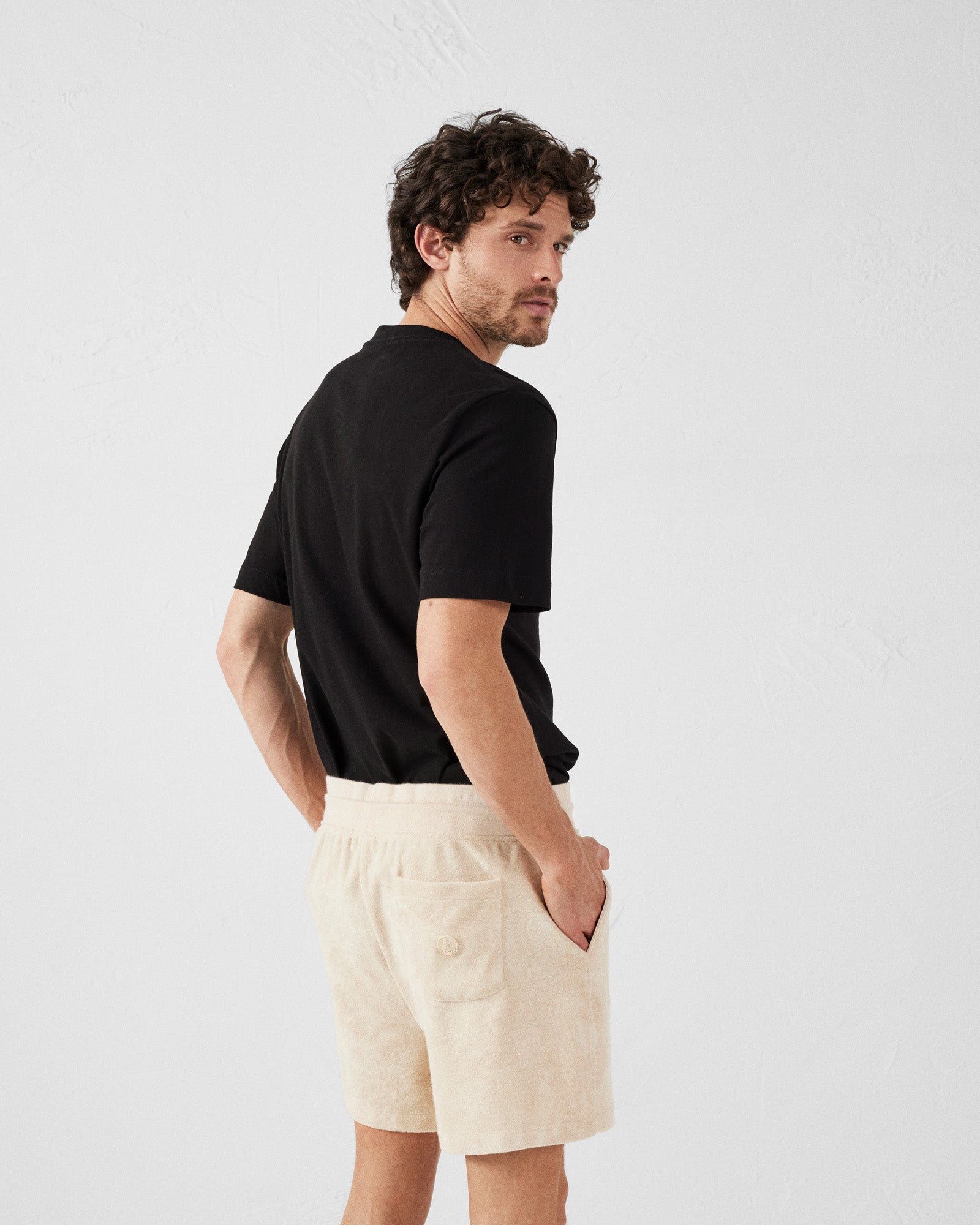 Eagle sponge shorts JOTT White