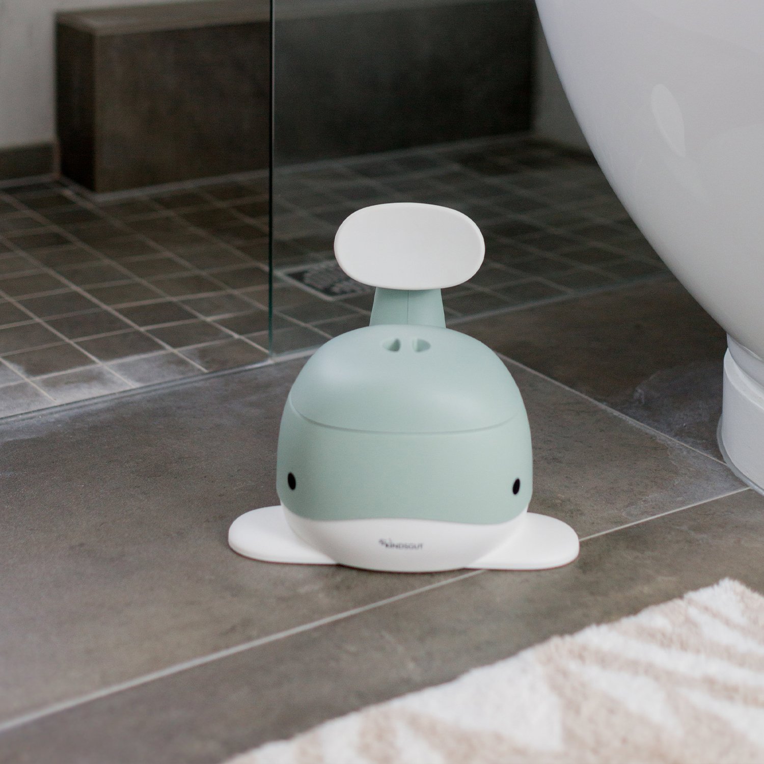 Whale baby pot KINDSGUT Green