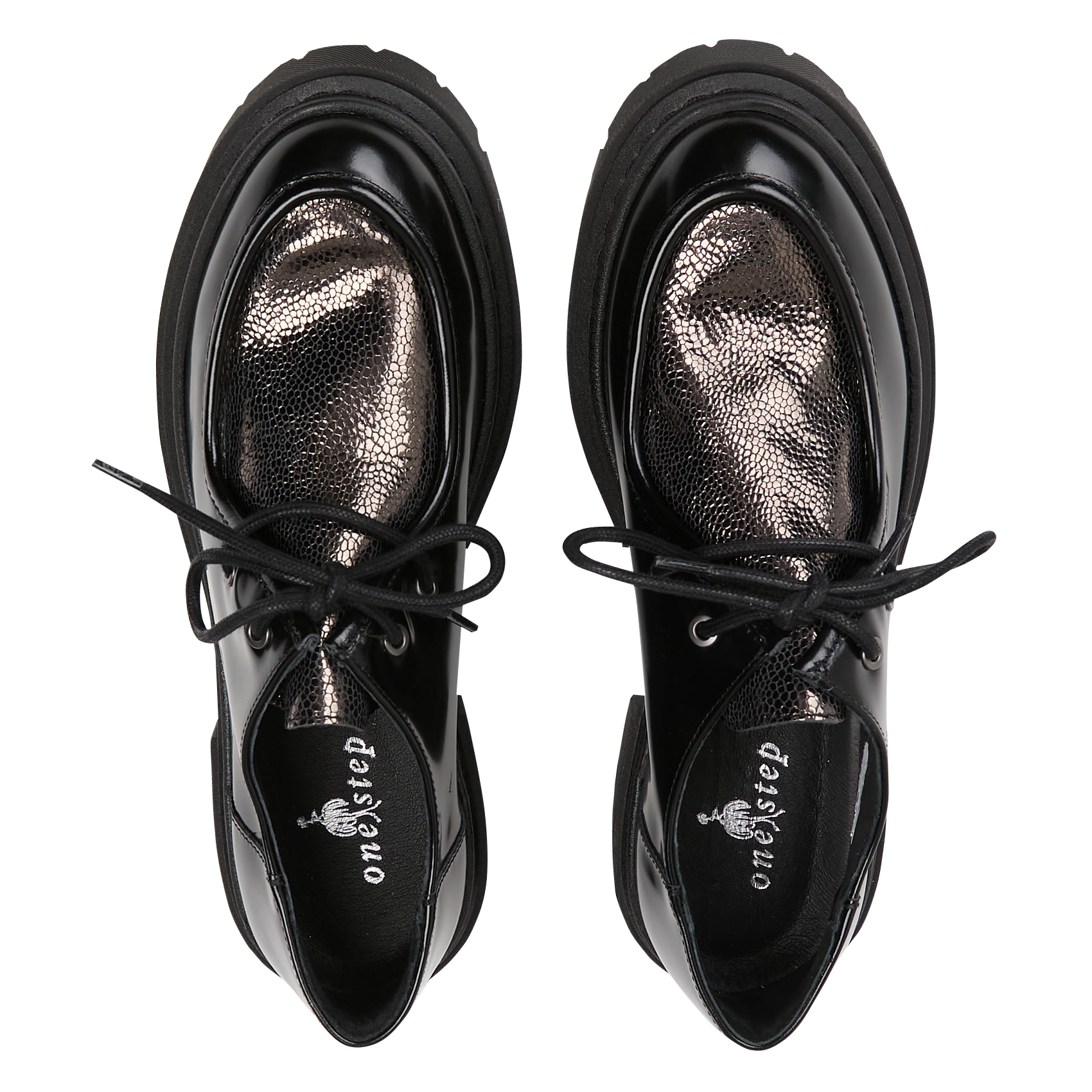 Derbies en cuir ONE STEP Noir