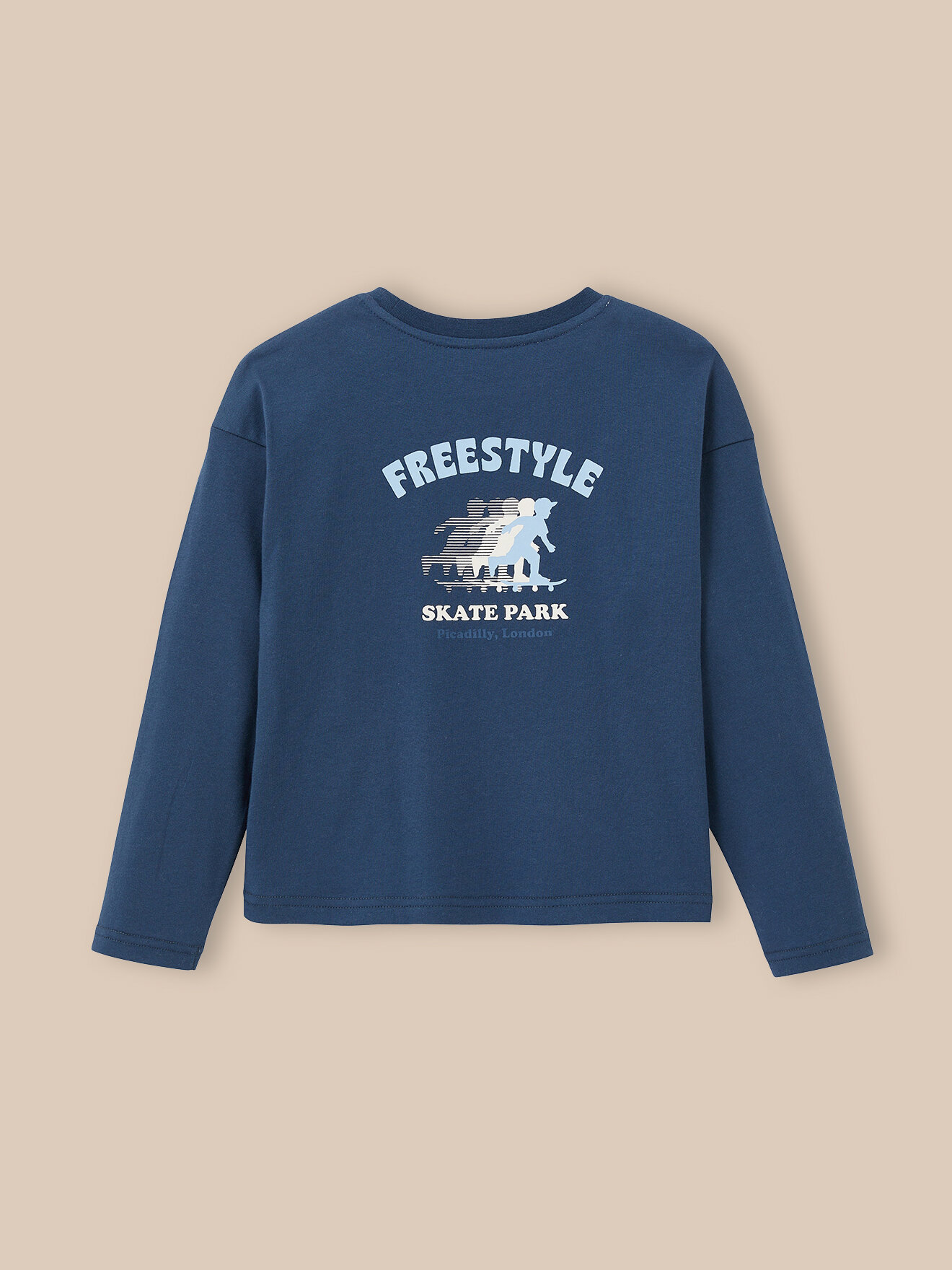 Thick organic cotton jersey T-shirt CYRILLUS Blue