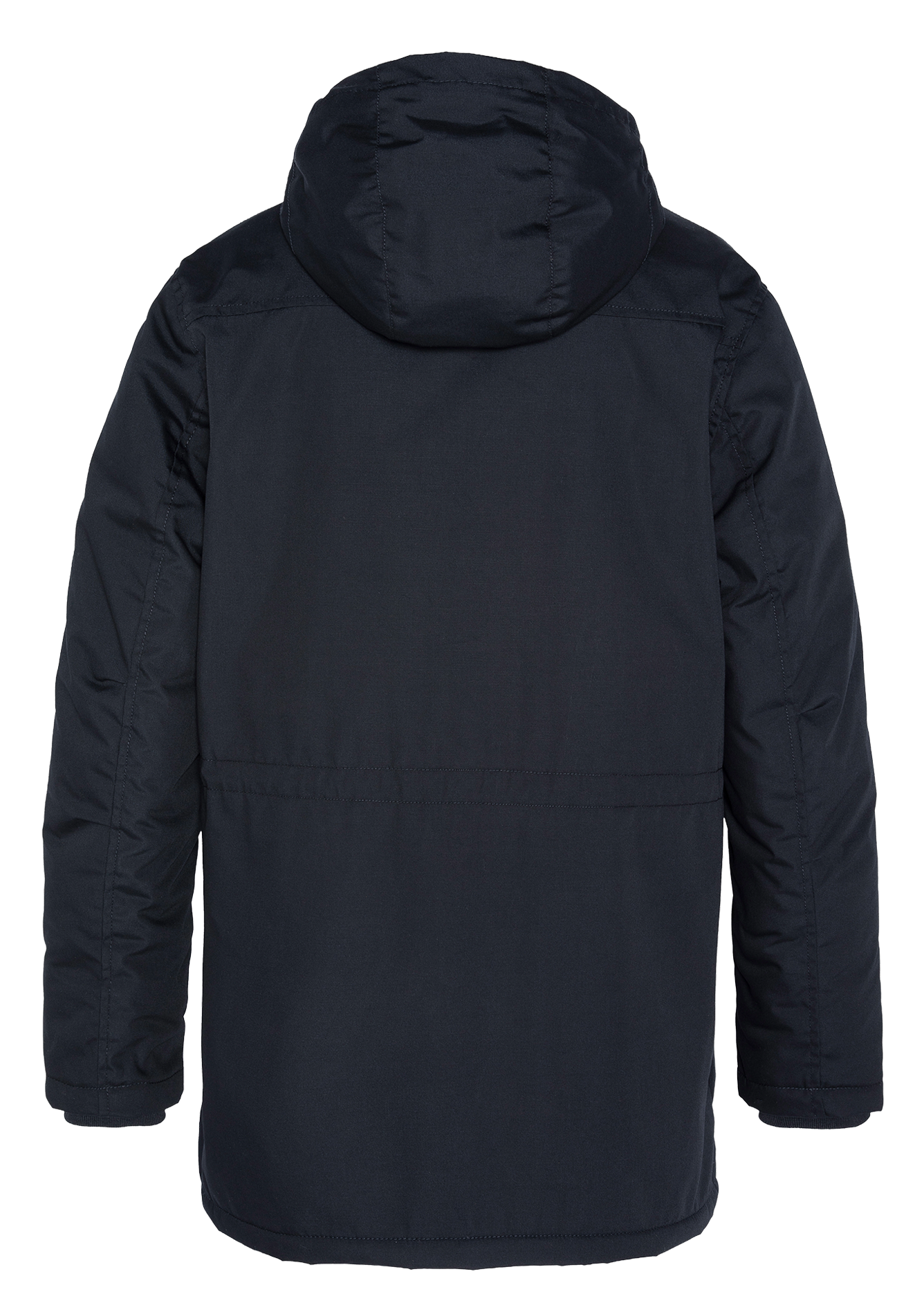 Parka à capuche col montant unie SCHOTT Bleu