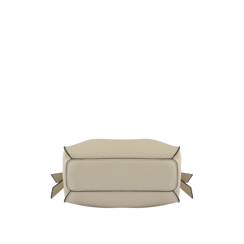 Shoulder bag - cowhide leather POURCHET Beige
