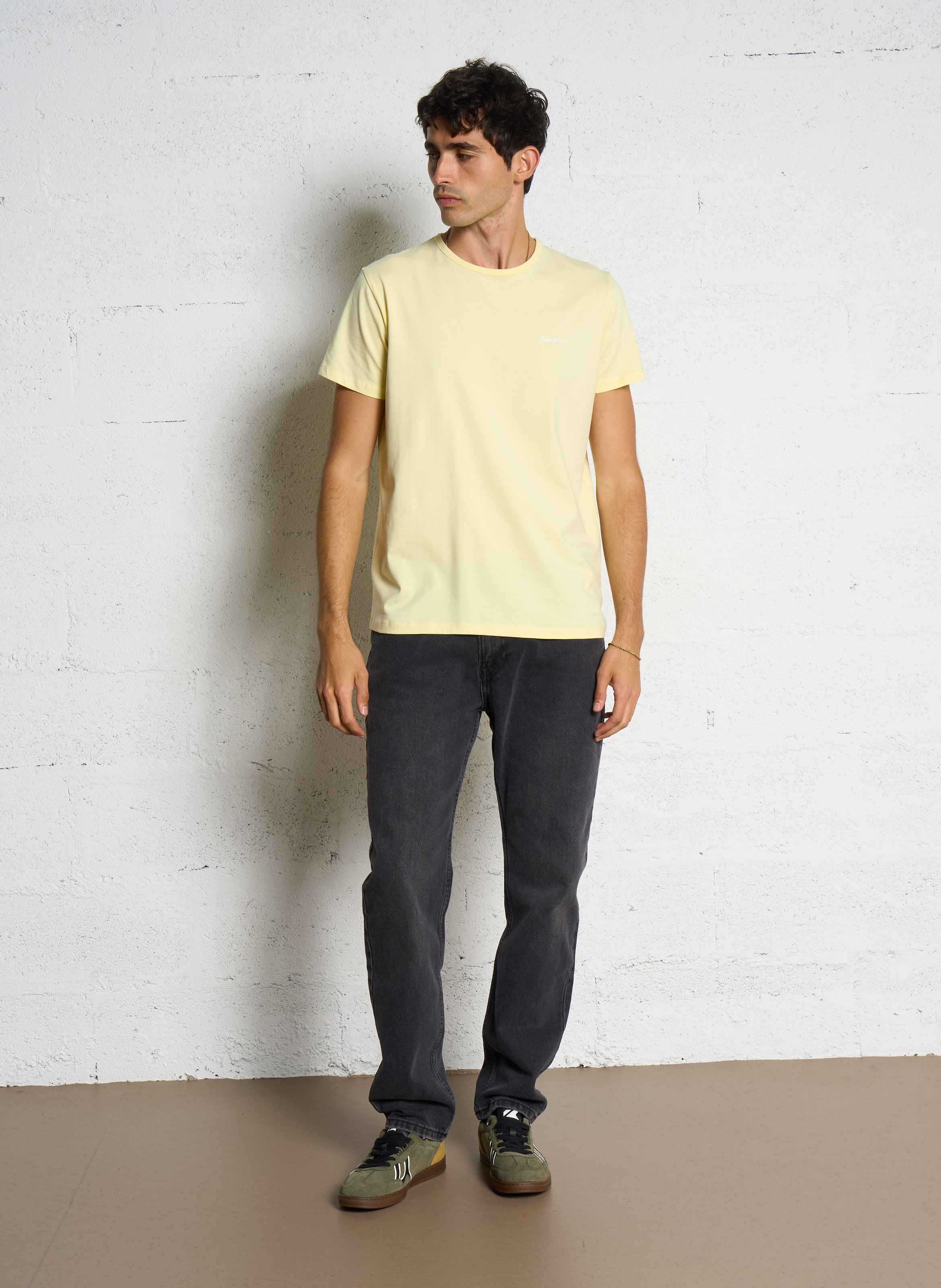 Cotton straight jeans PEPE JEANS Blue