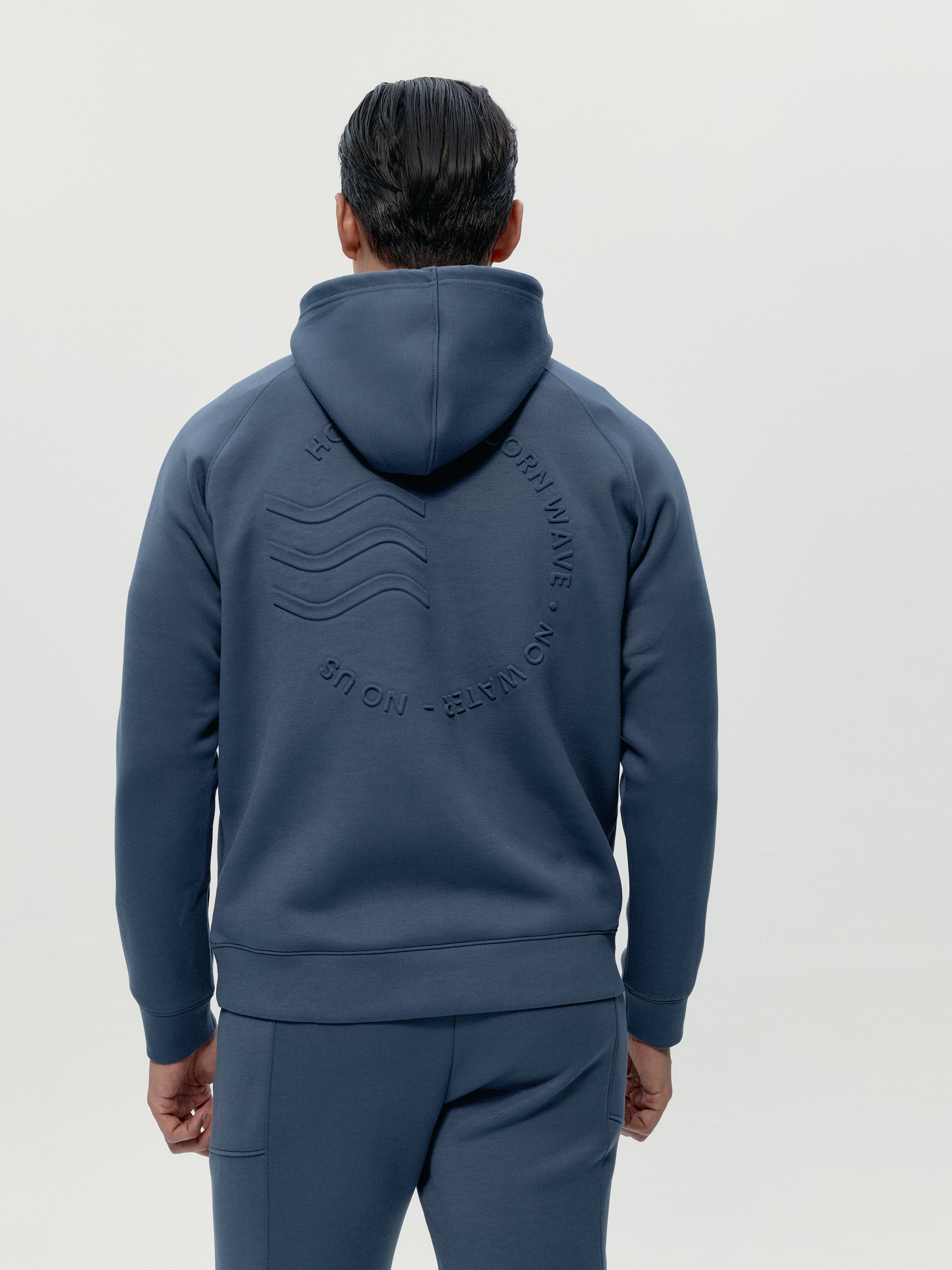 Comfortable sports hoodie BORN LIVING YOGA Blue