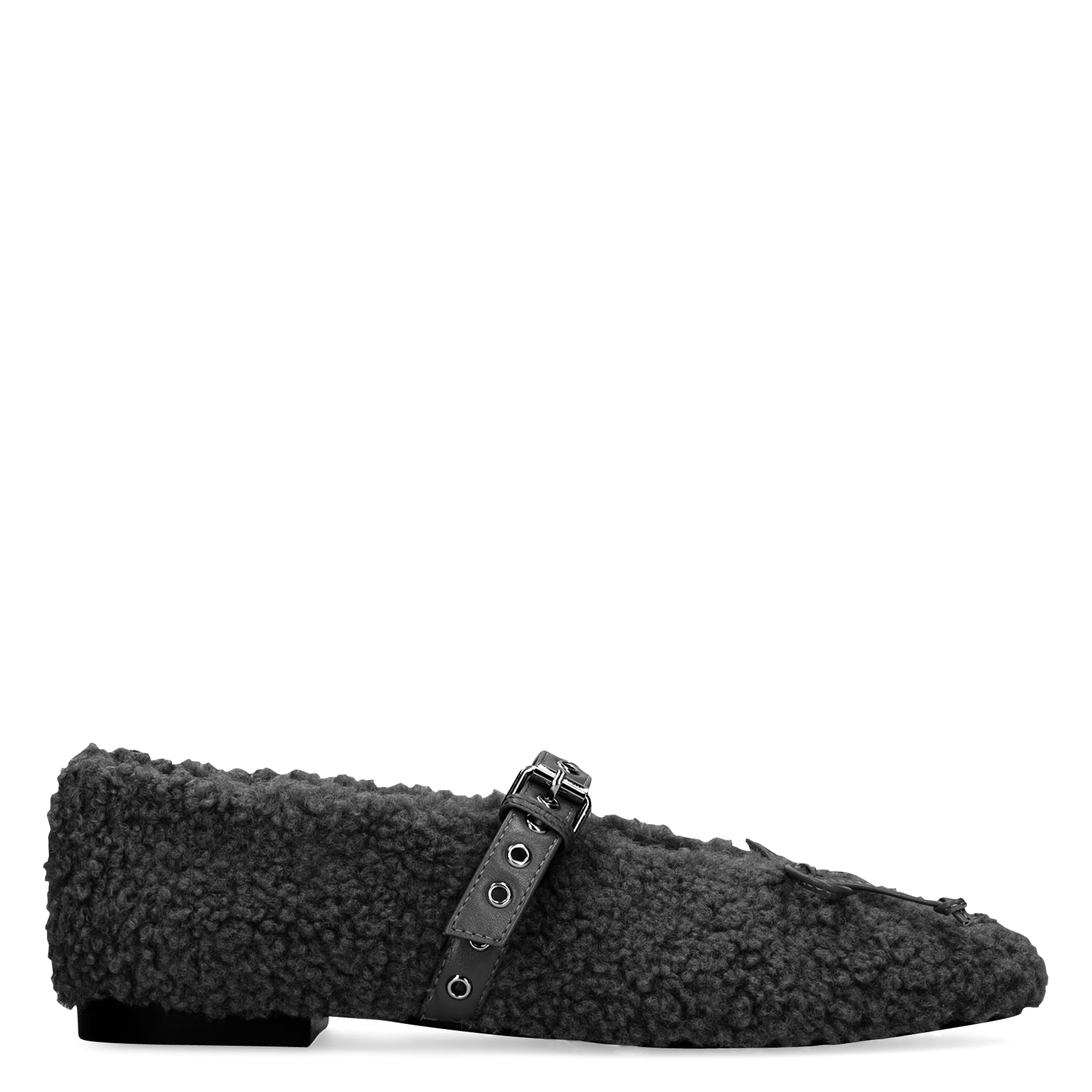 Sherpa ballet flats BIBI LOU Black