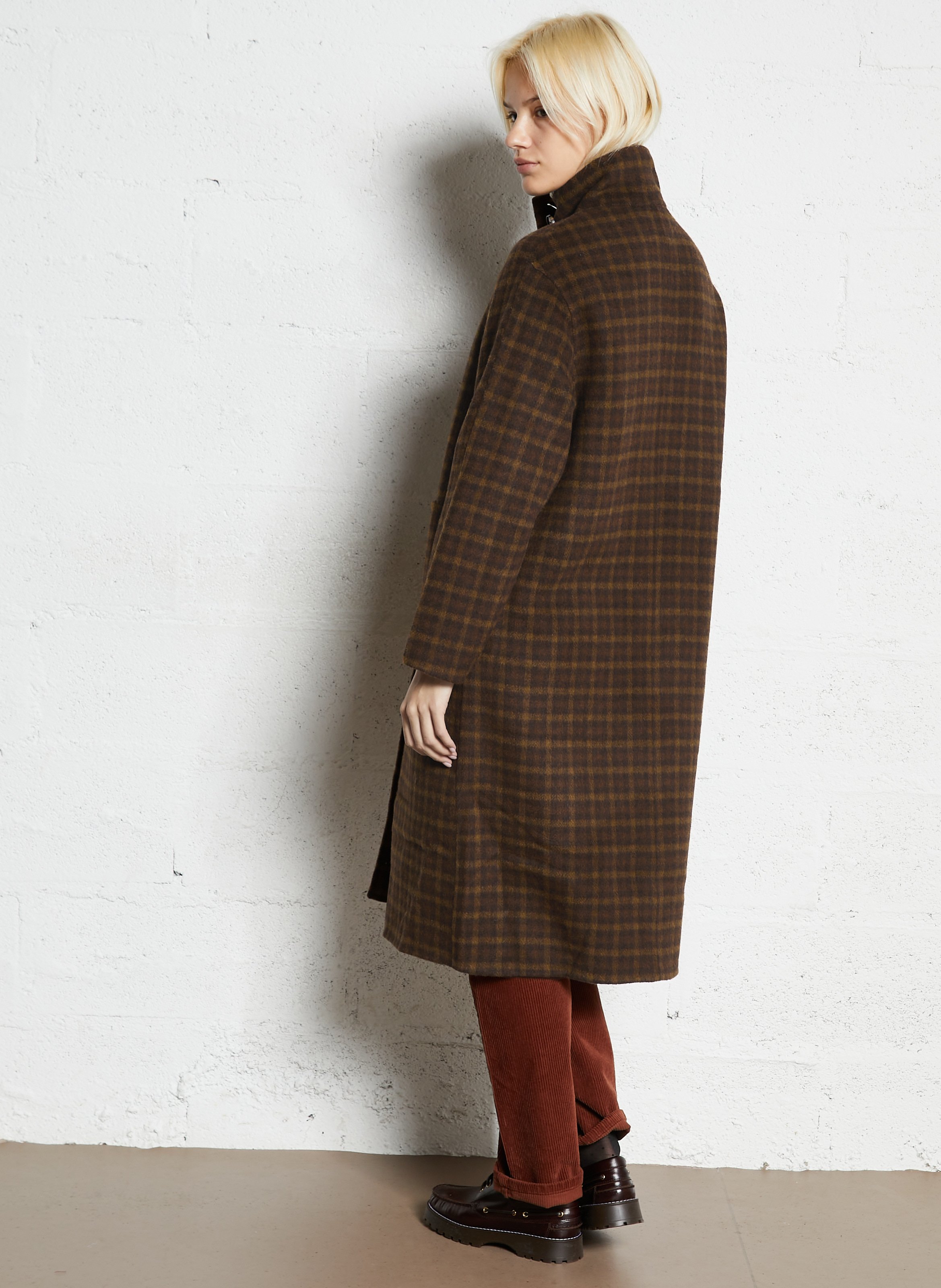 Karomantel THE KORNER Braun