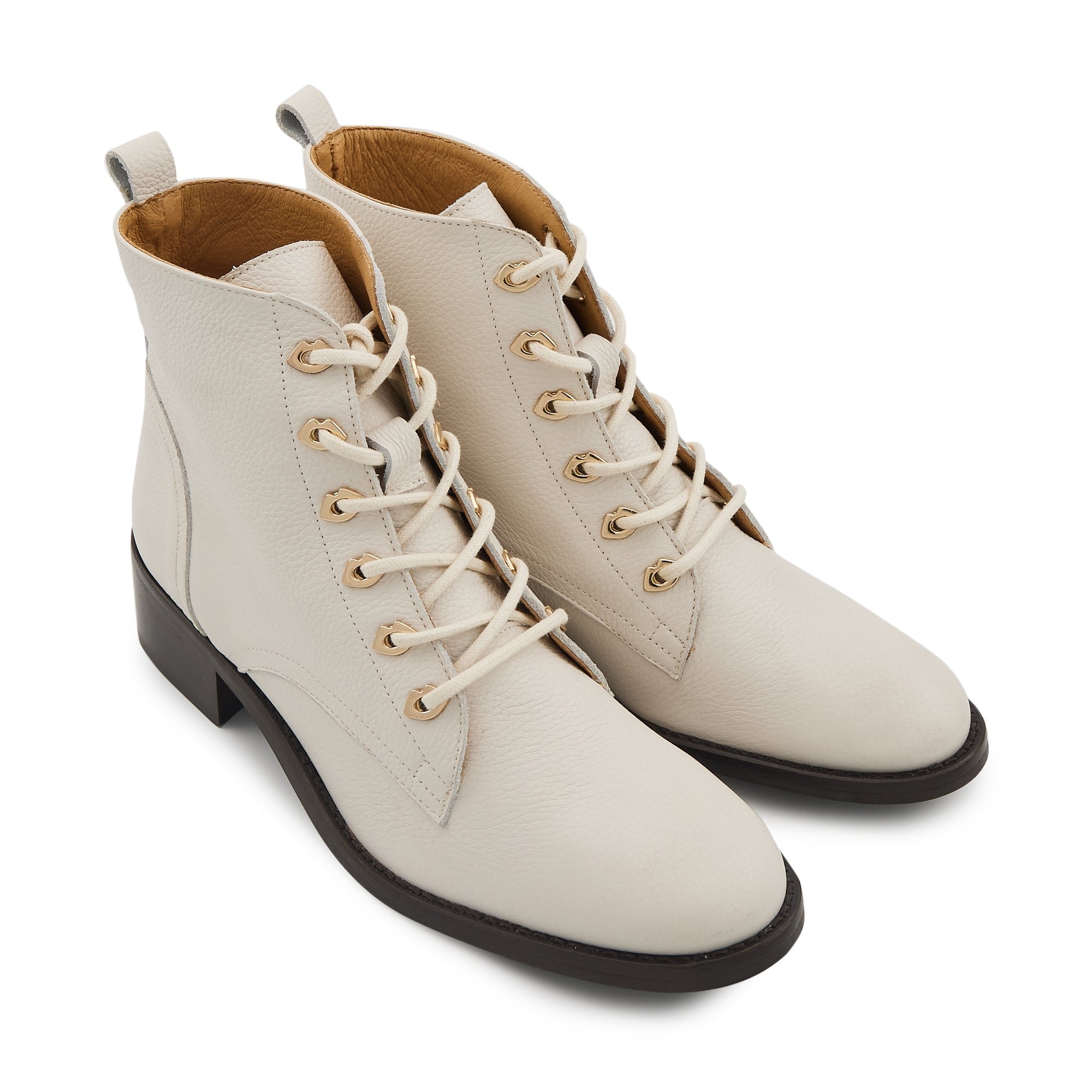 Paulette shiny leather BONS BAISERS PARIS Beige