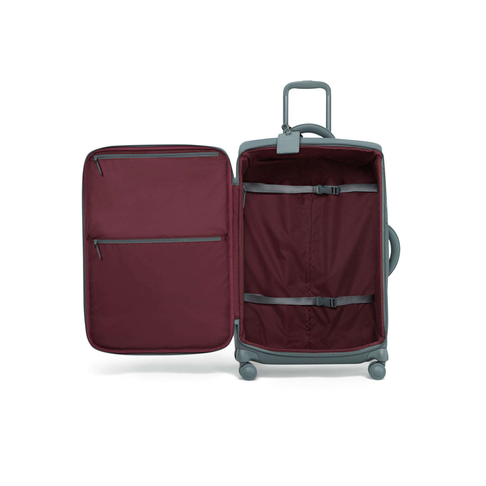 Lost in Berlin 4-Wheel Suitcase Size L LIPAULT Grey