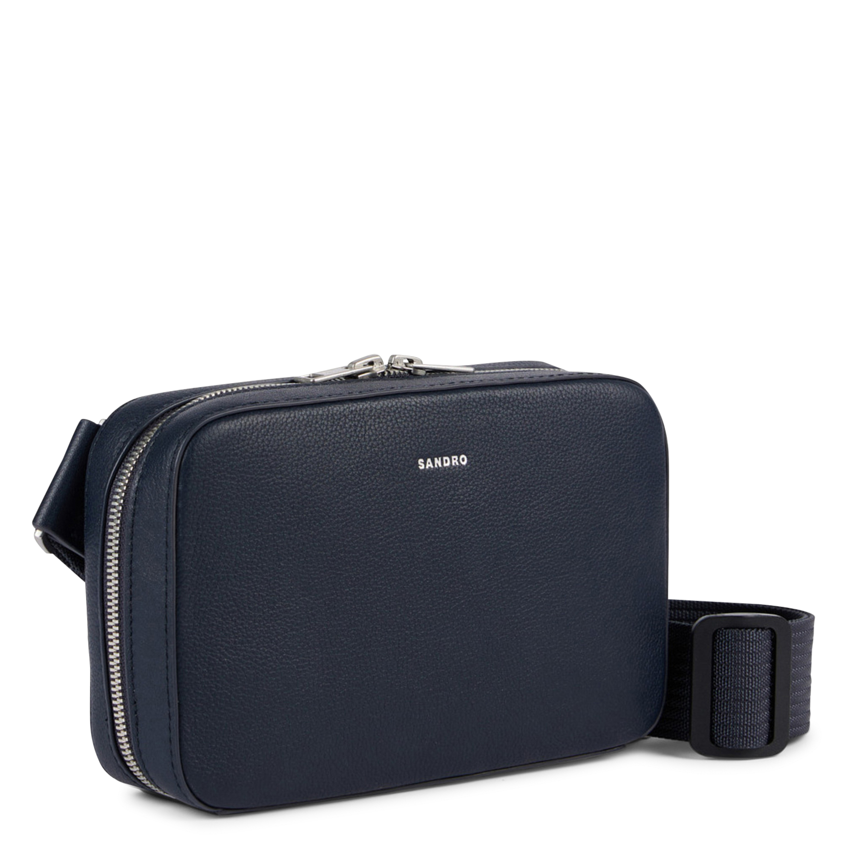 Leren heuptasje SANDRO Blauw