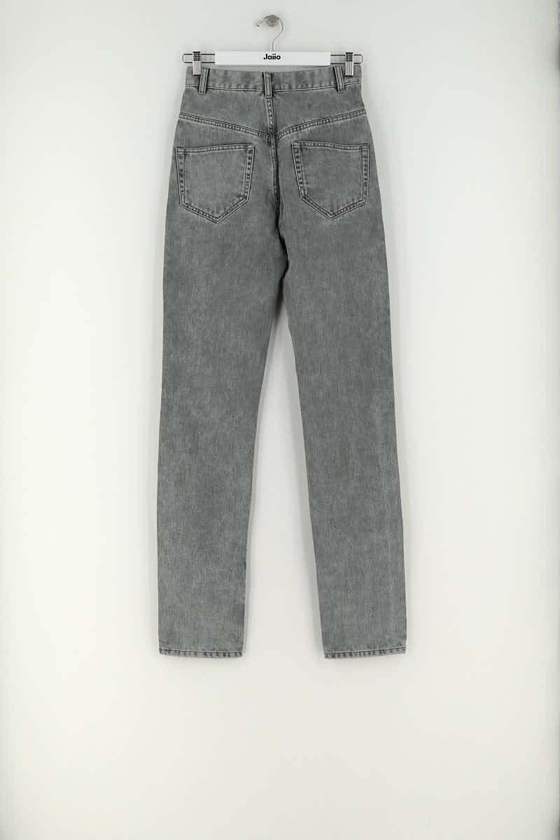 - Straight-leg jeans
- 5 pockets
- Straight cut
- Faded effect ISABEL MARANT - Seconde Main Grey