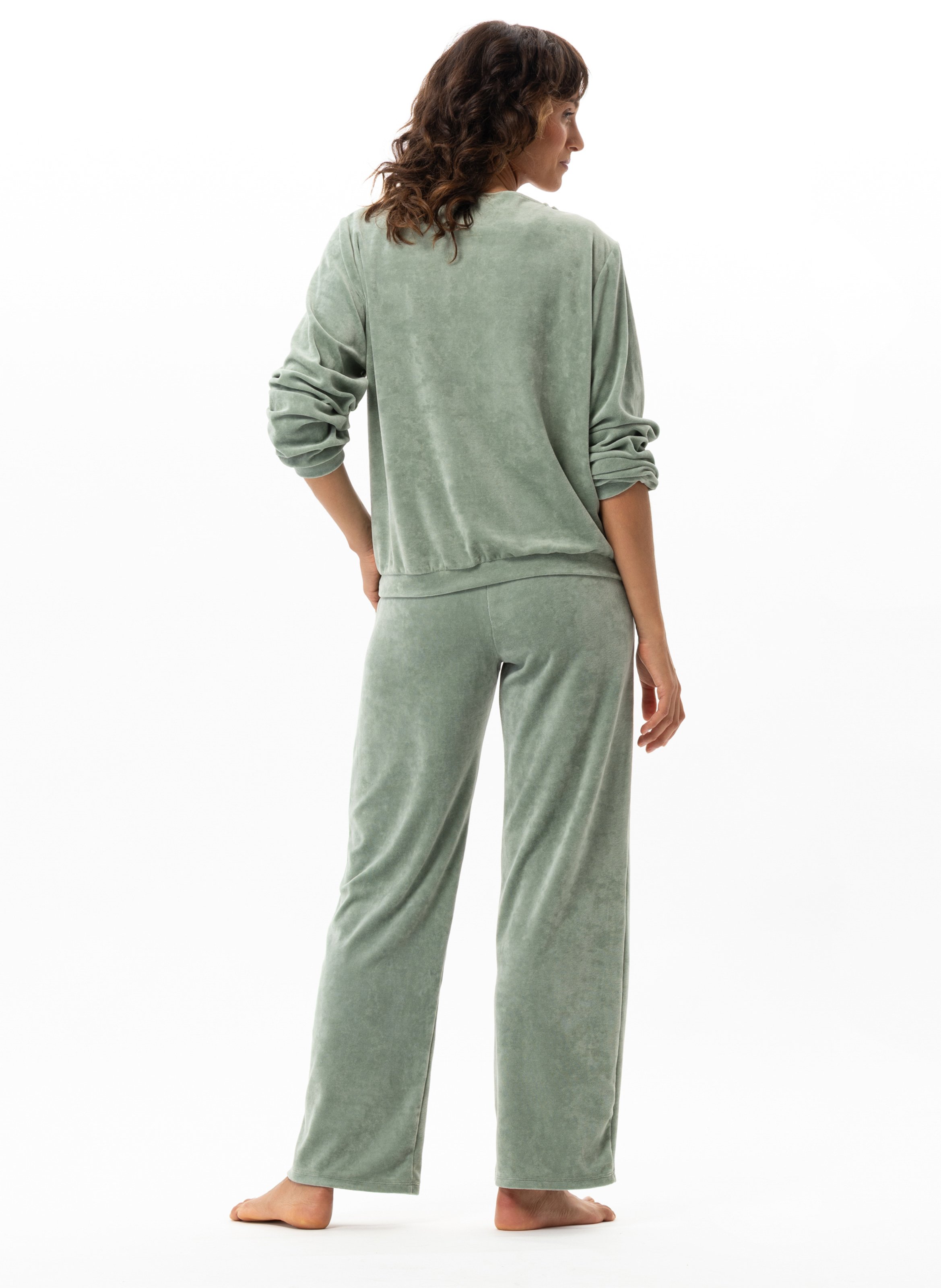 Ensemble homewear en velours LE CHAT Vert