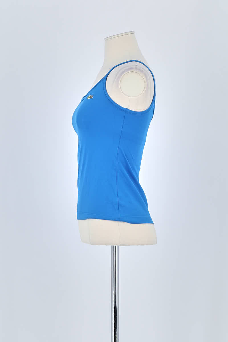 Azawood sleeveless top LACOSTE - SECONDE MAIN Blue