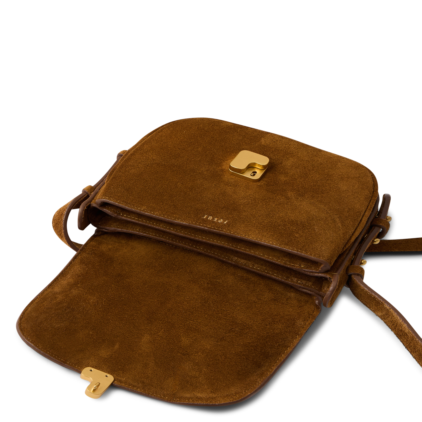 Leren schoudertas SOEUR Bruin