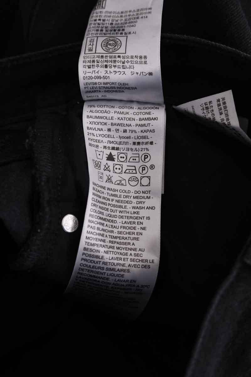Straight cotton-blend pants LEVI'S - Seconde main Black