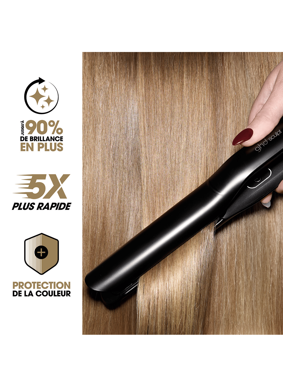 ghd Interactive Sculpt Hair Straightener GHD Noir