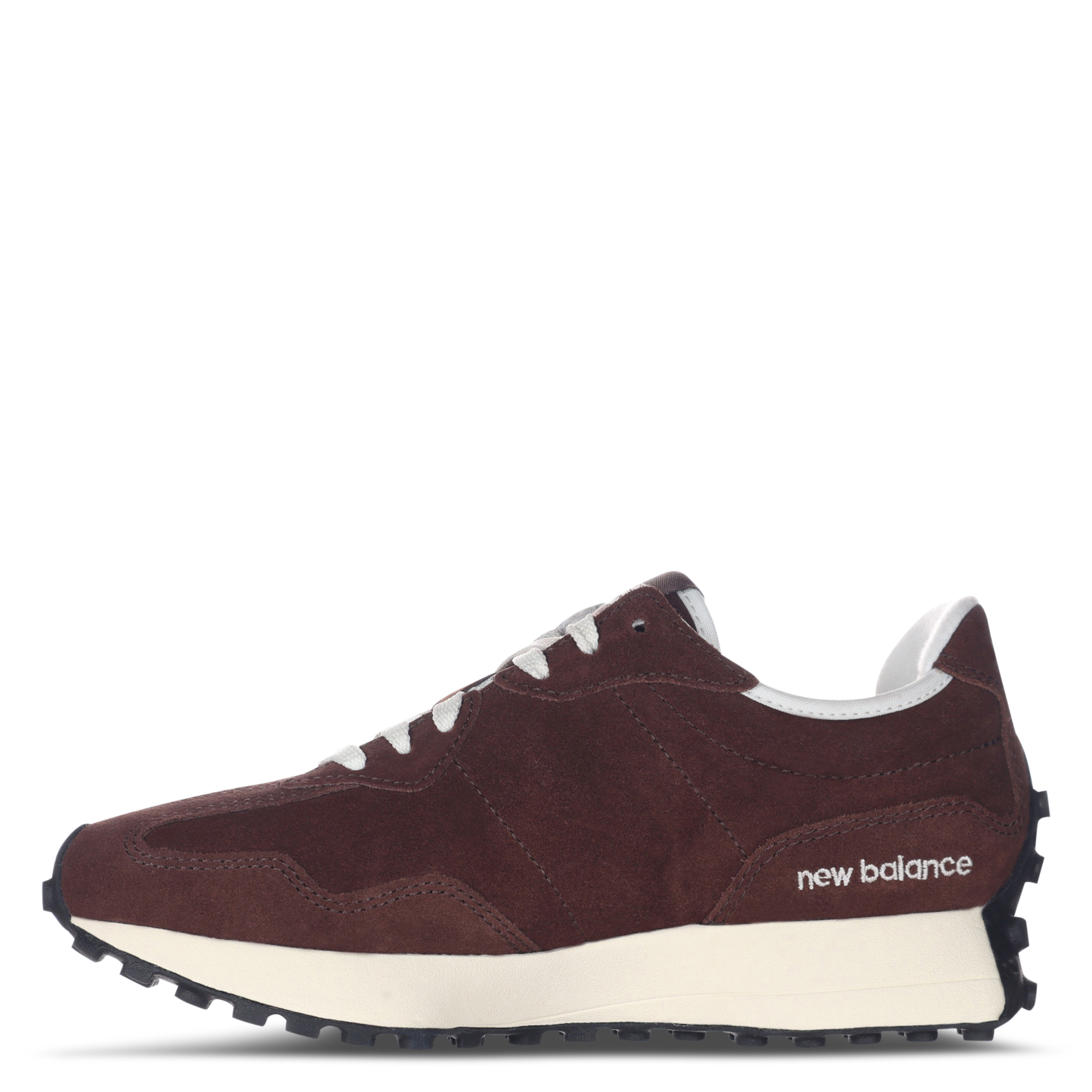 Baskets basses en cuir mélangé NEW BALANCE Marron