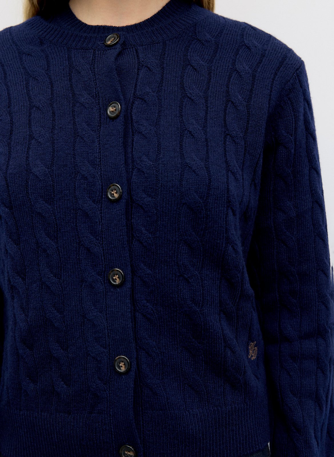 Braided Knit Vest GERARD DAREL Blue