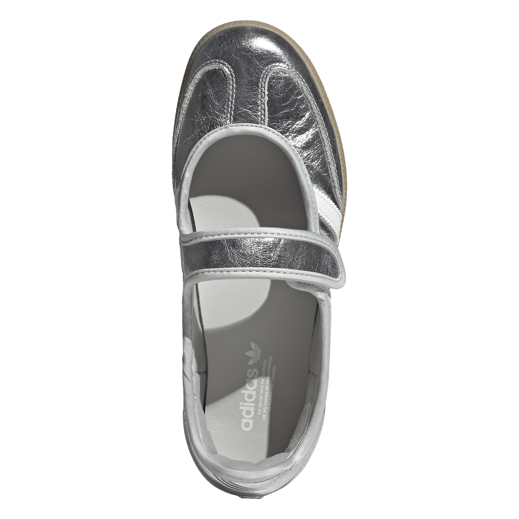 Ballet pumps ADIDAS Silver