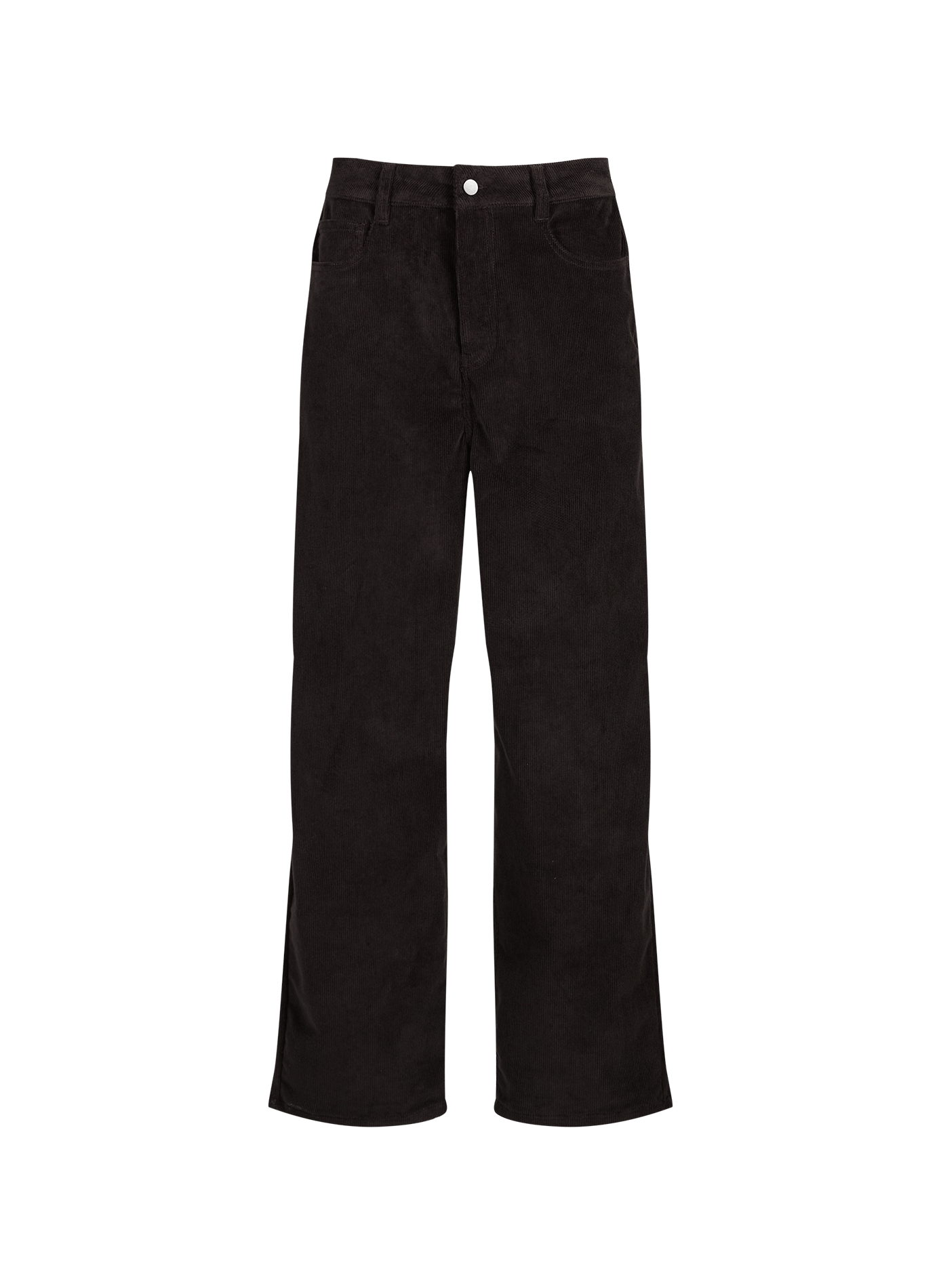 Straight cut cotton velvet pants SAISON 1865 Brown