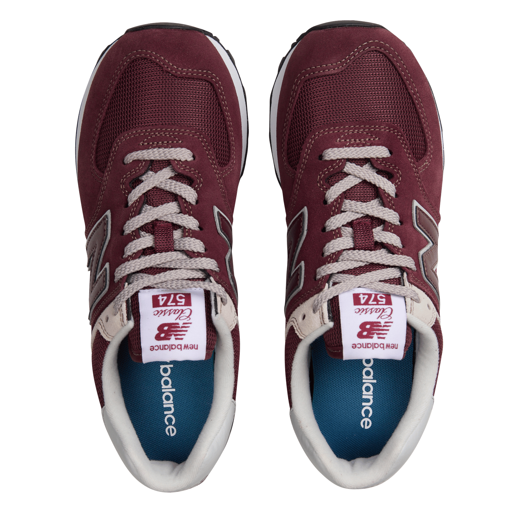Sneaker aus Veloursleder und Mesh NEW BALANCE Rot