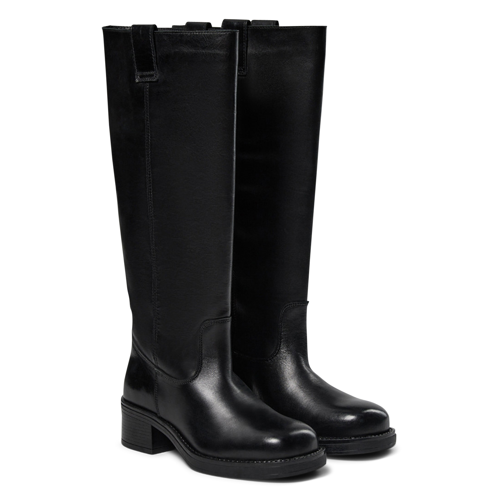 Bottes en cuir PAVEMENT Noir