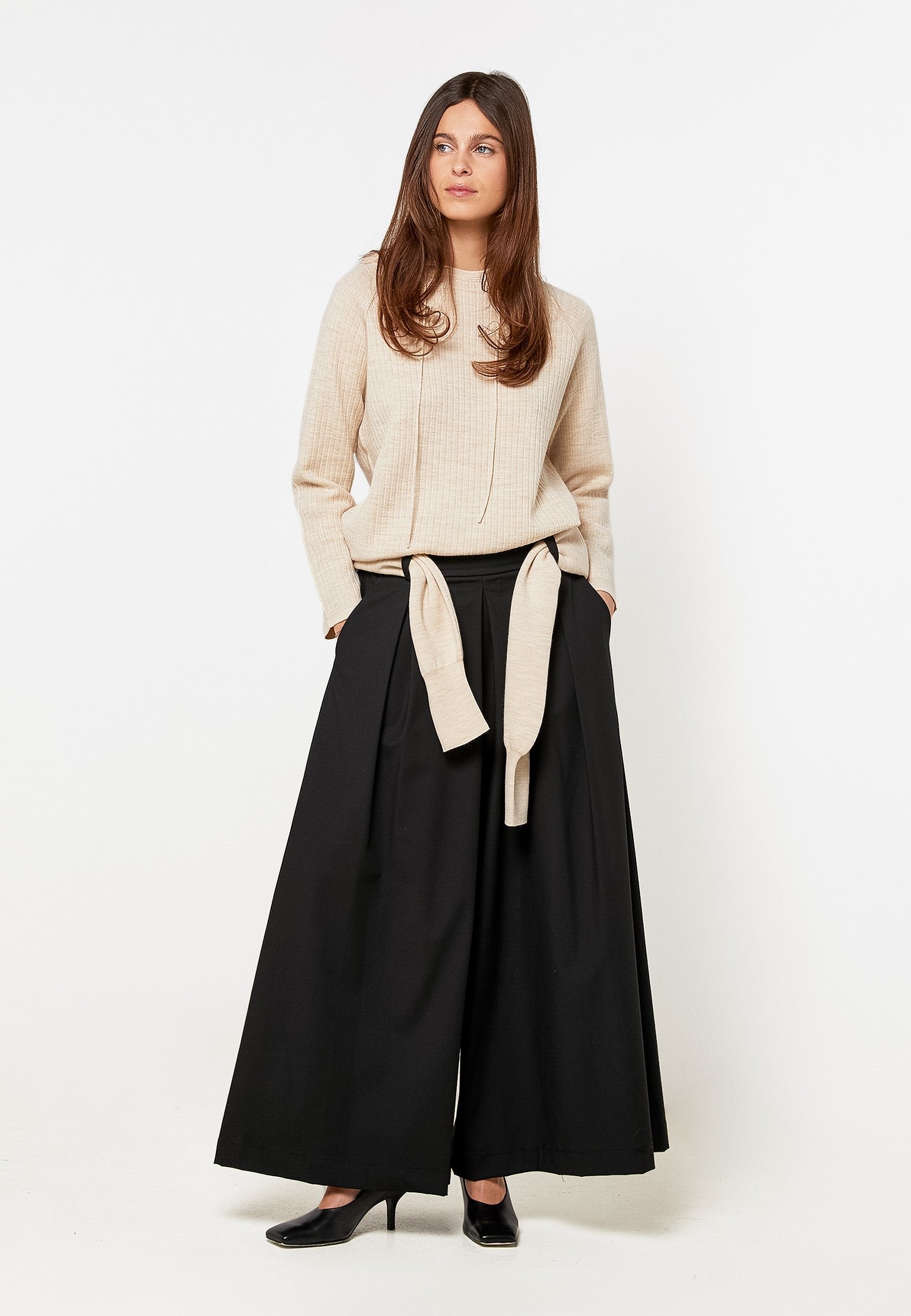 Wide-leg pants RODIER Black