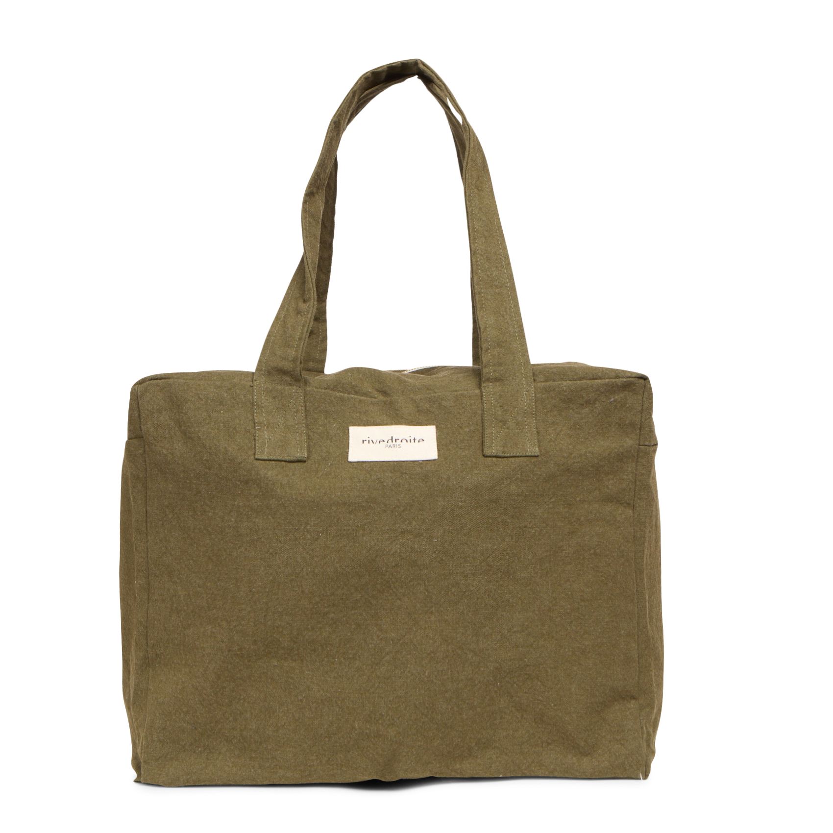 Shopper van gerecycled katoen met rits RIVEDROITE PARIS