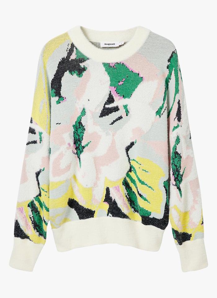 Oversized multi 2025 colored sweater