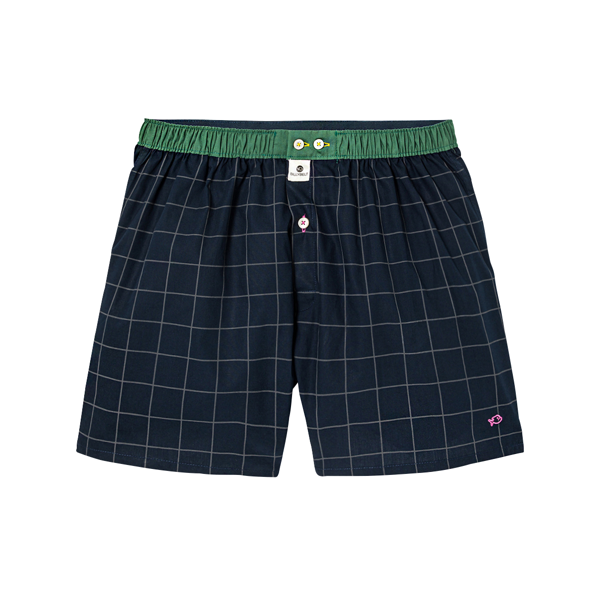Organic cotton boxer shorts BILLYBELT Blue