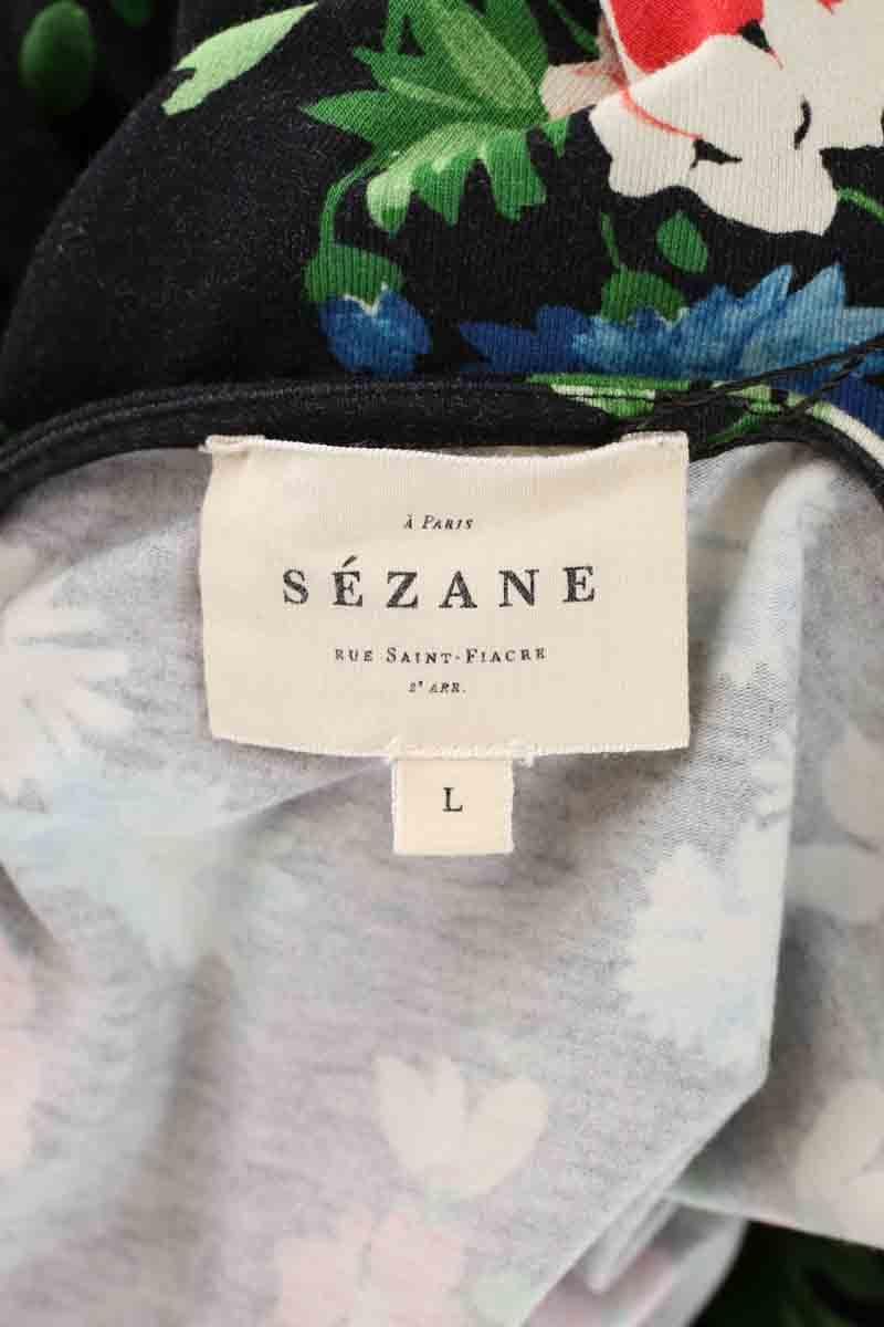 Cotton dress SEZANE - Seconde main Black