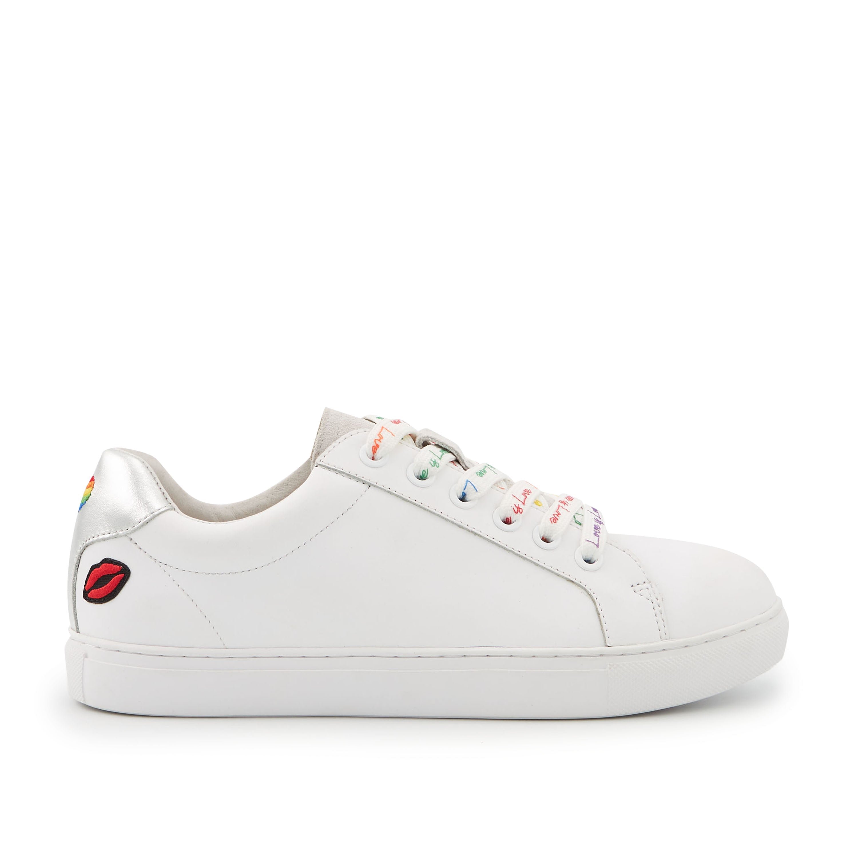 Leather sneakers BONS BAISERS PARIS White
