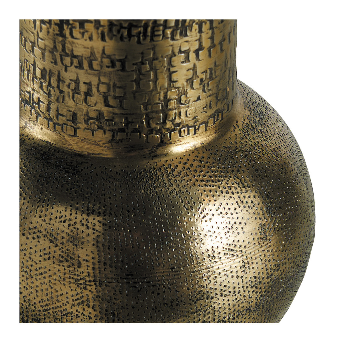 Round vase BLANC D'IVOIRE Brown