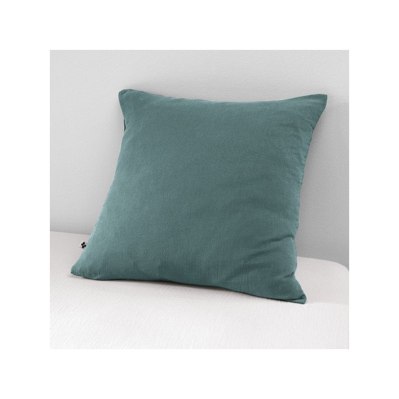 Cotton percale pillow case L'EFFET PAPILLON