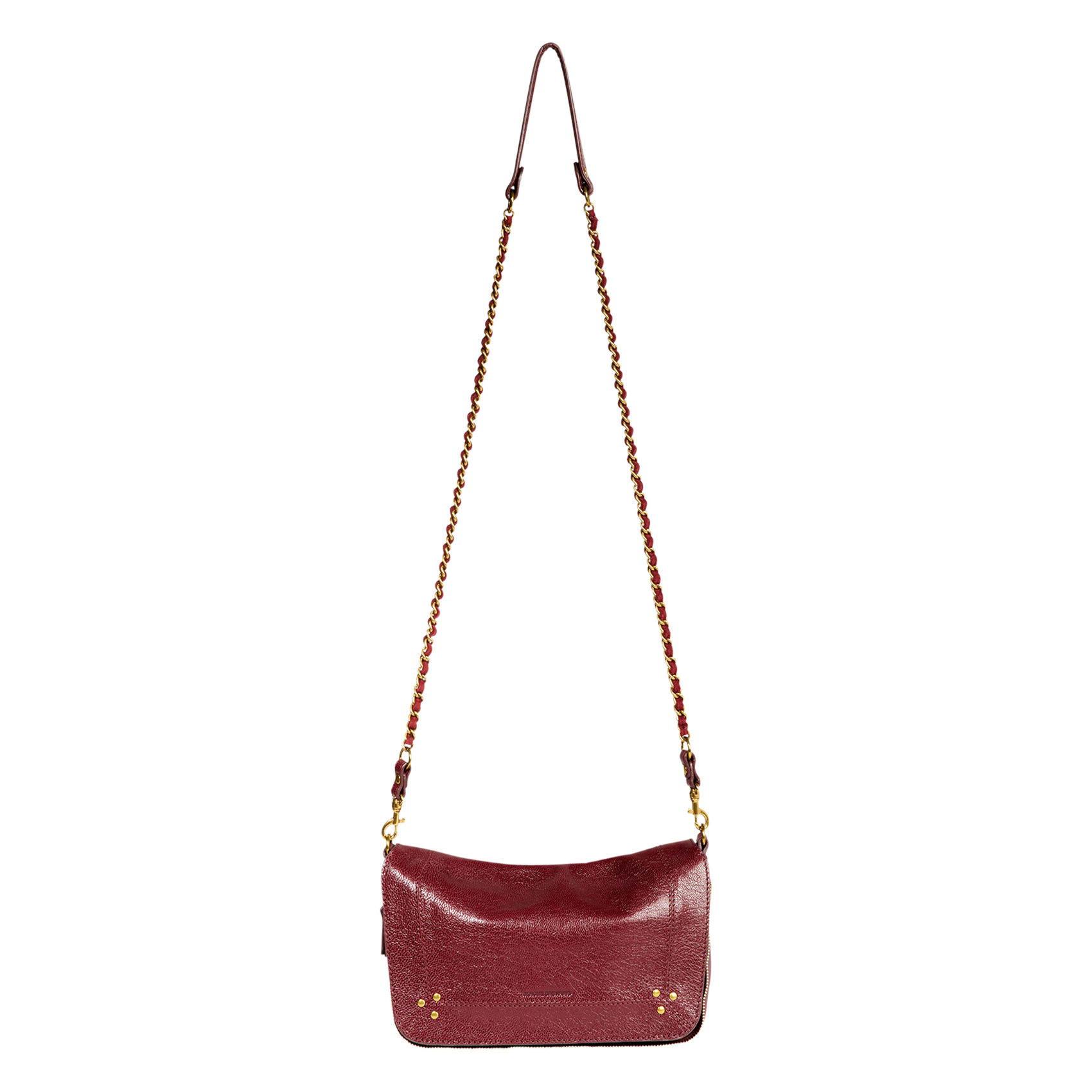 Sac bandoulière en cuir  JEROME DREYFUSS Rouge