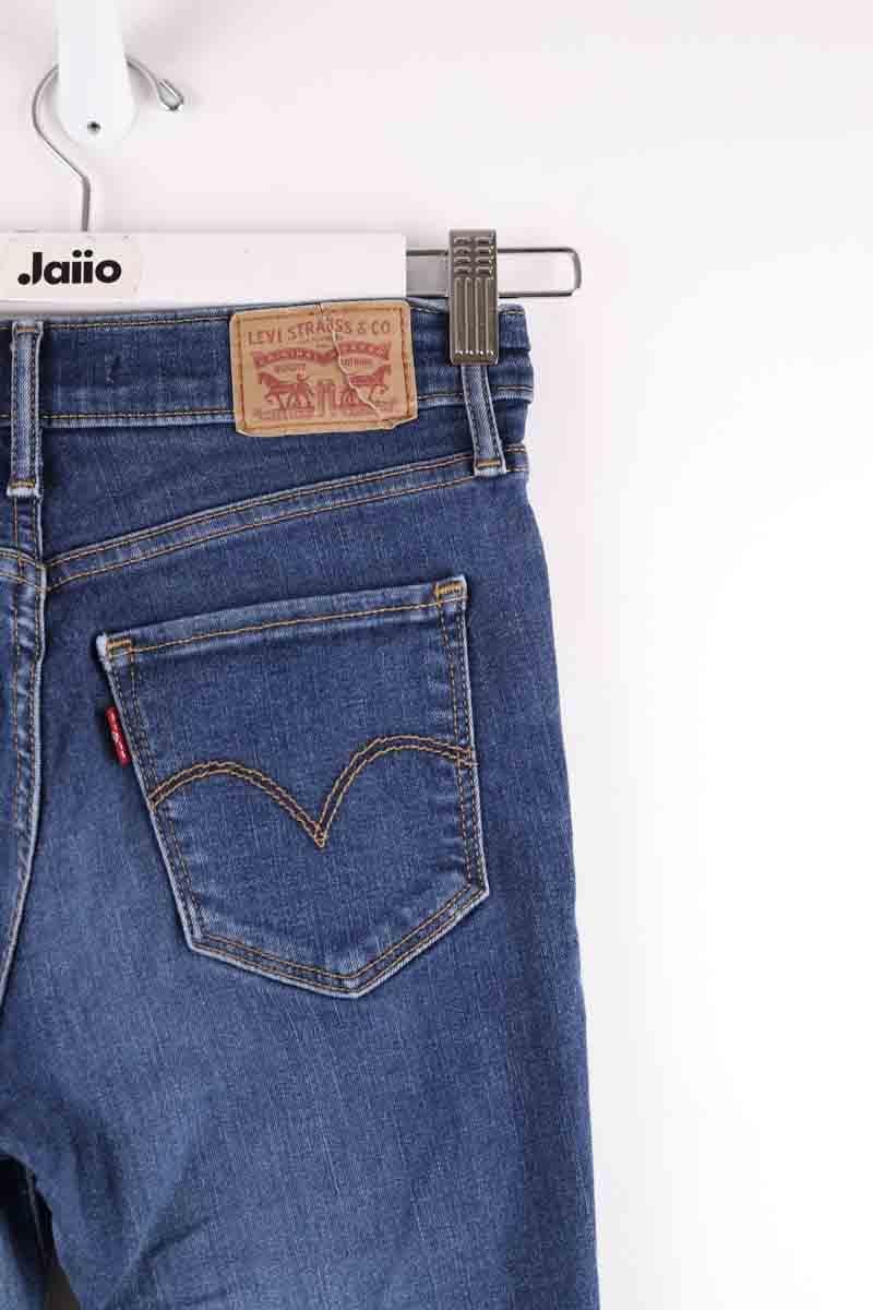 Cotton skinny jeans LEVI'S - Seconde main White