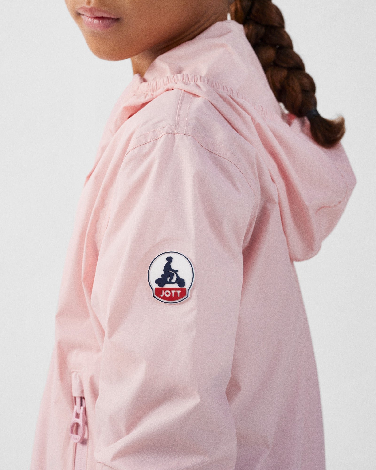 Packable children's raincoat JOTT Pink