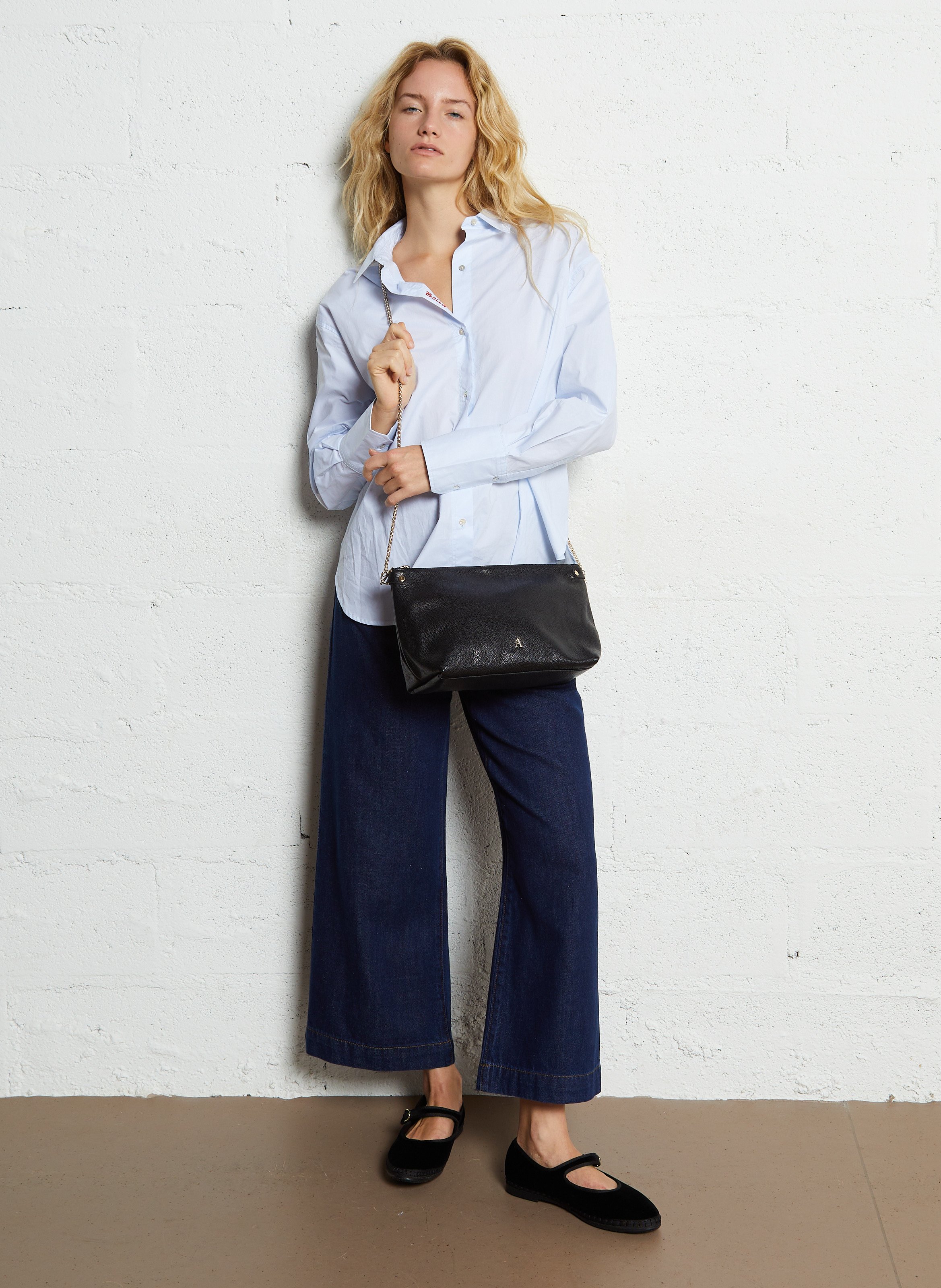 Sac à main en cuir CRAIE STUDIO Noir