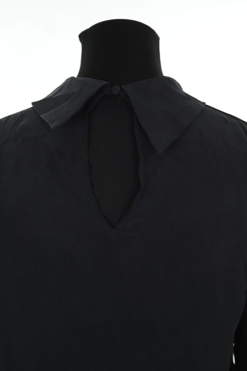 Silk blouse TARA JARMON - Seconde Main Black