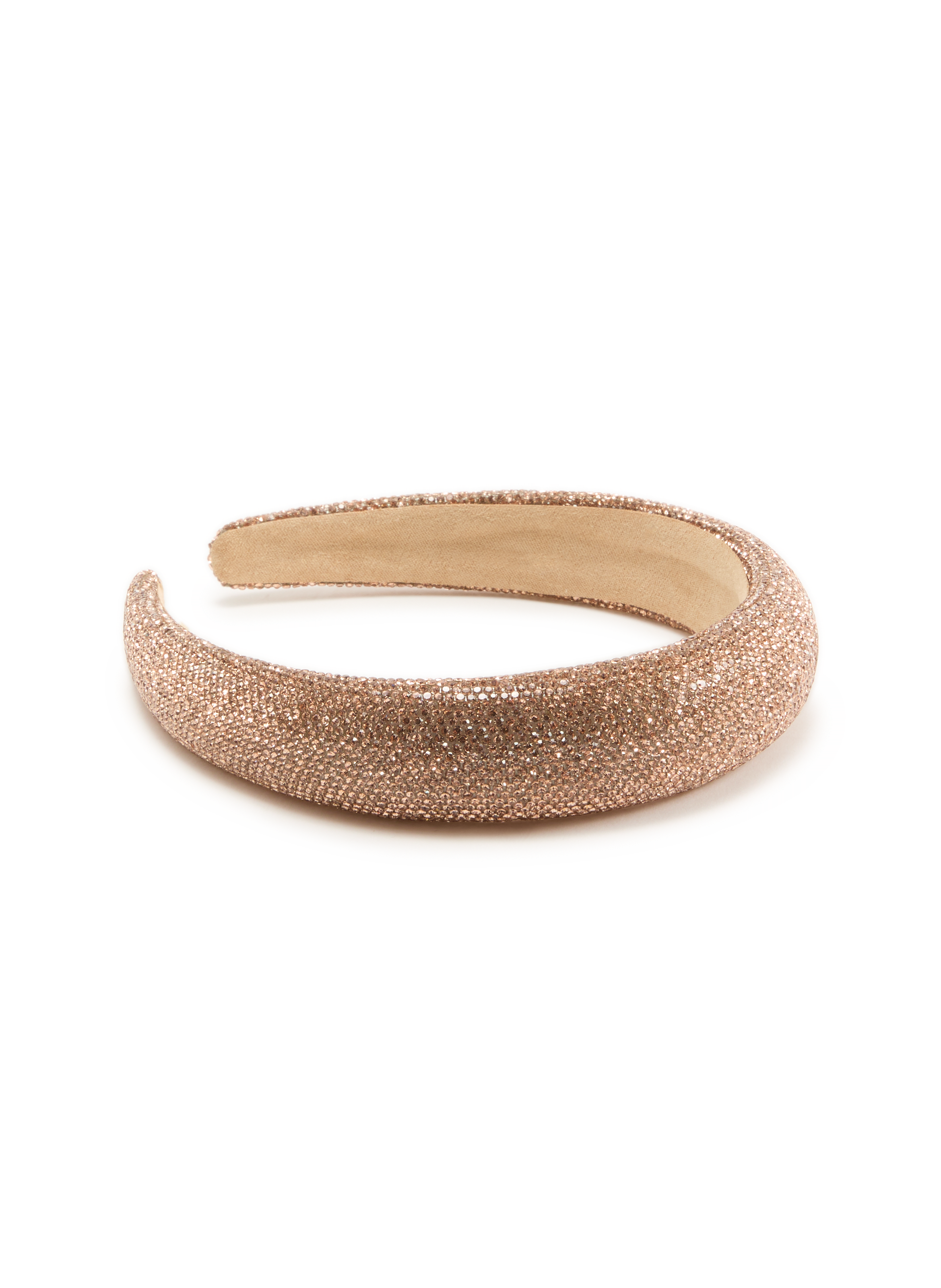 Sequin-embroidered headband Pink