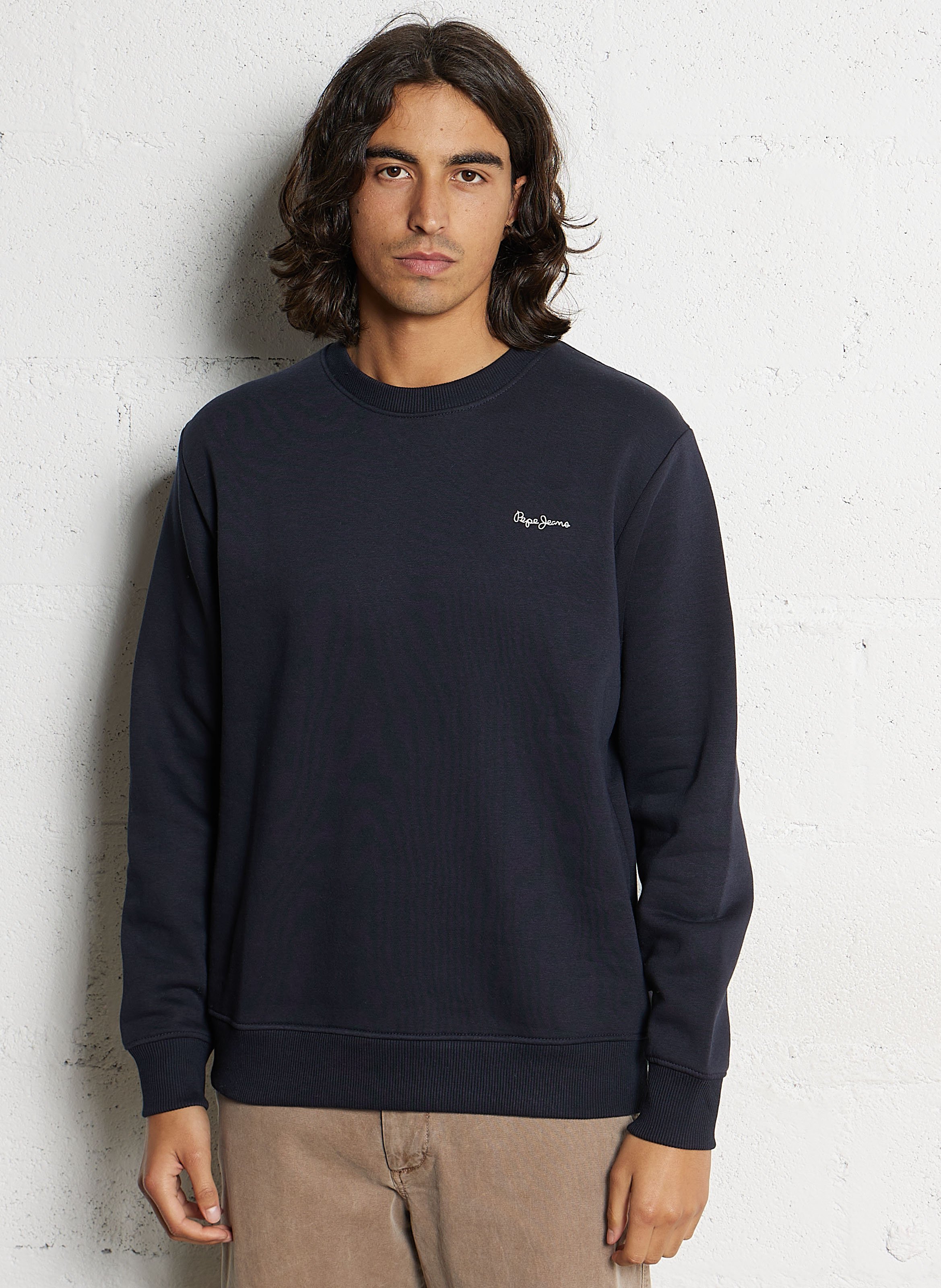 Cotton-mix round-neck sweatshirt PEPE JEANS