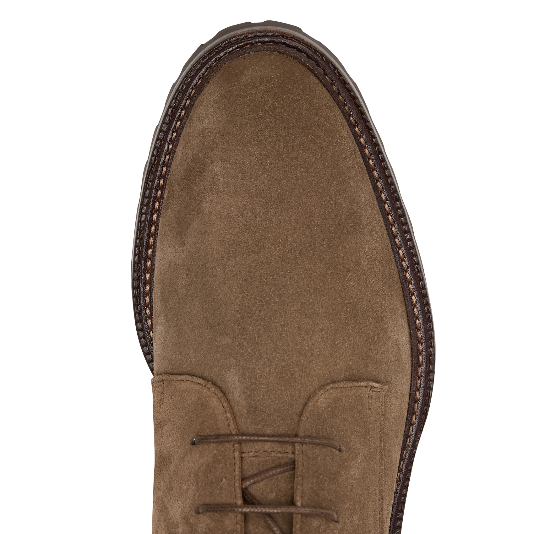 Boots à lacets en cuir suédé BOBBIES Marron